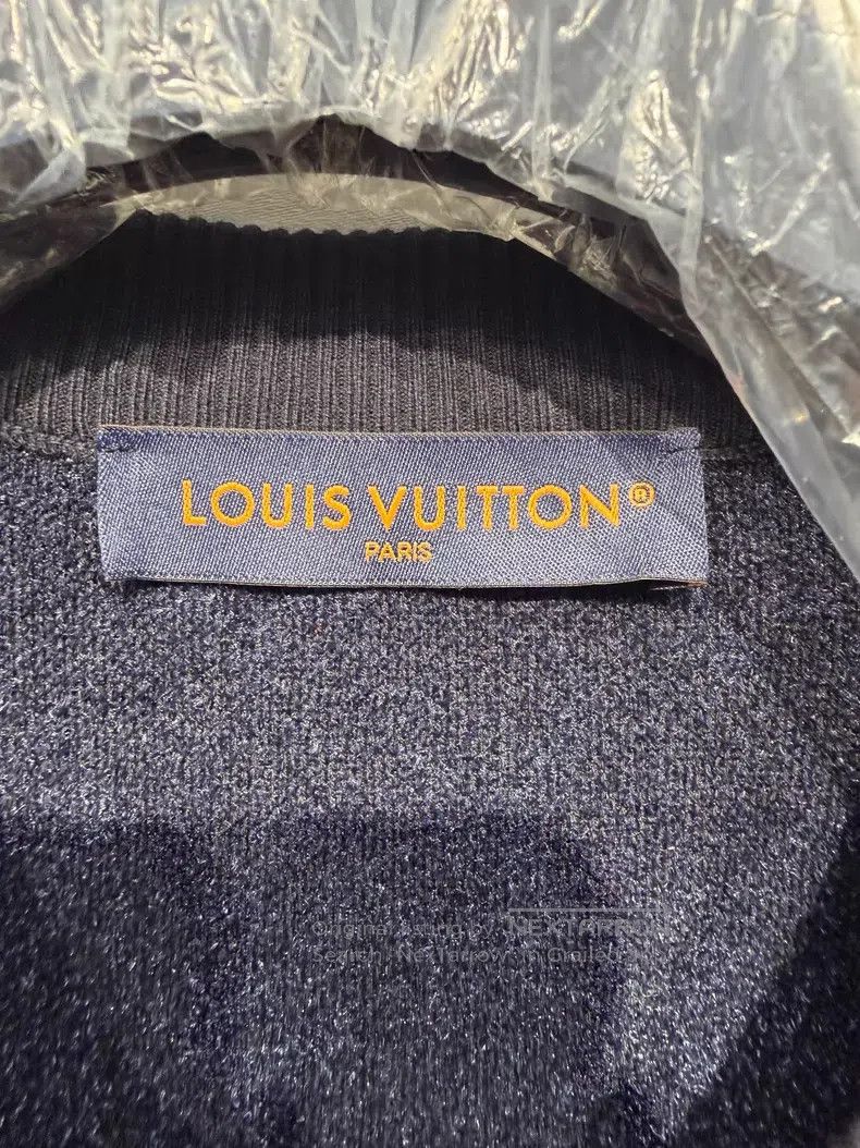 Louis Vuitton Louis Vuitton Dark Blue Flocked Patchwork Full Embossed Sh Size US L / EU 52-54 / 3 - 2 Thumbnail