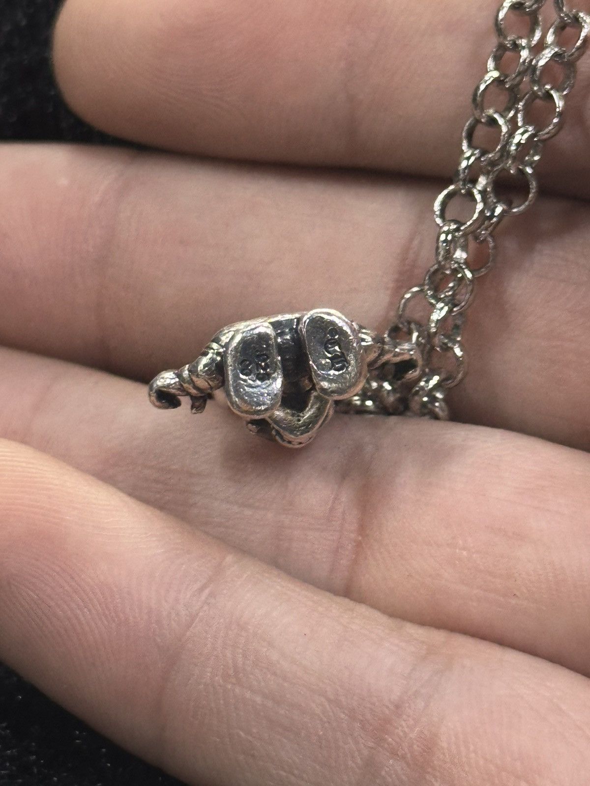 CHROME HEARTS FOTI HARRIS TEETER ZIPPER PENDENT