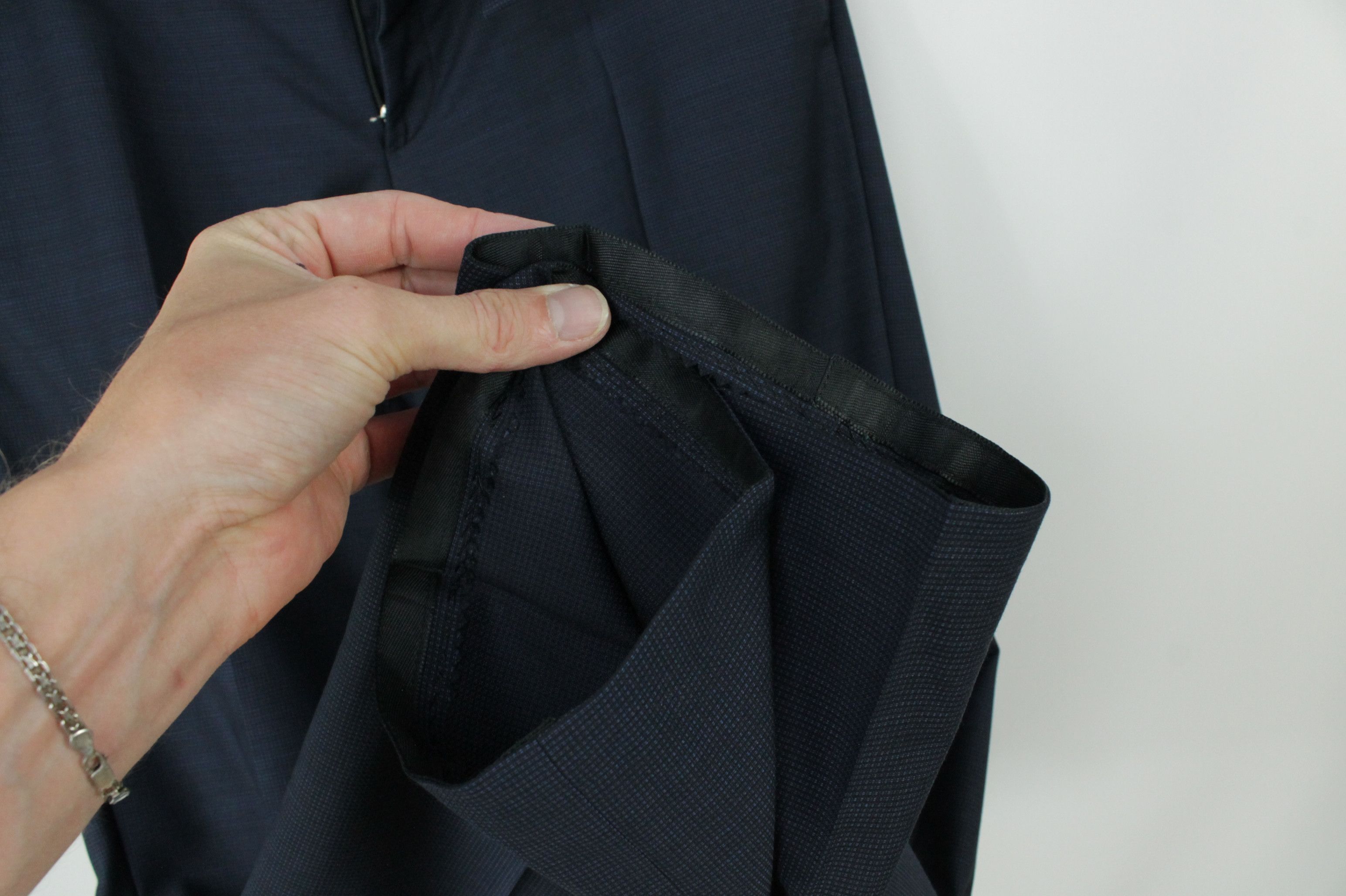 Strellson Strellson Allen/Mercer Slim Fit Blue Wool Formal Men's Suit Size 40R - 14 Thumbnail