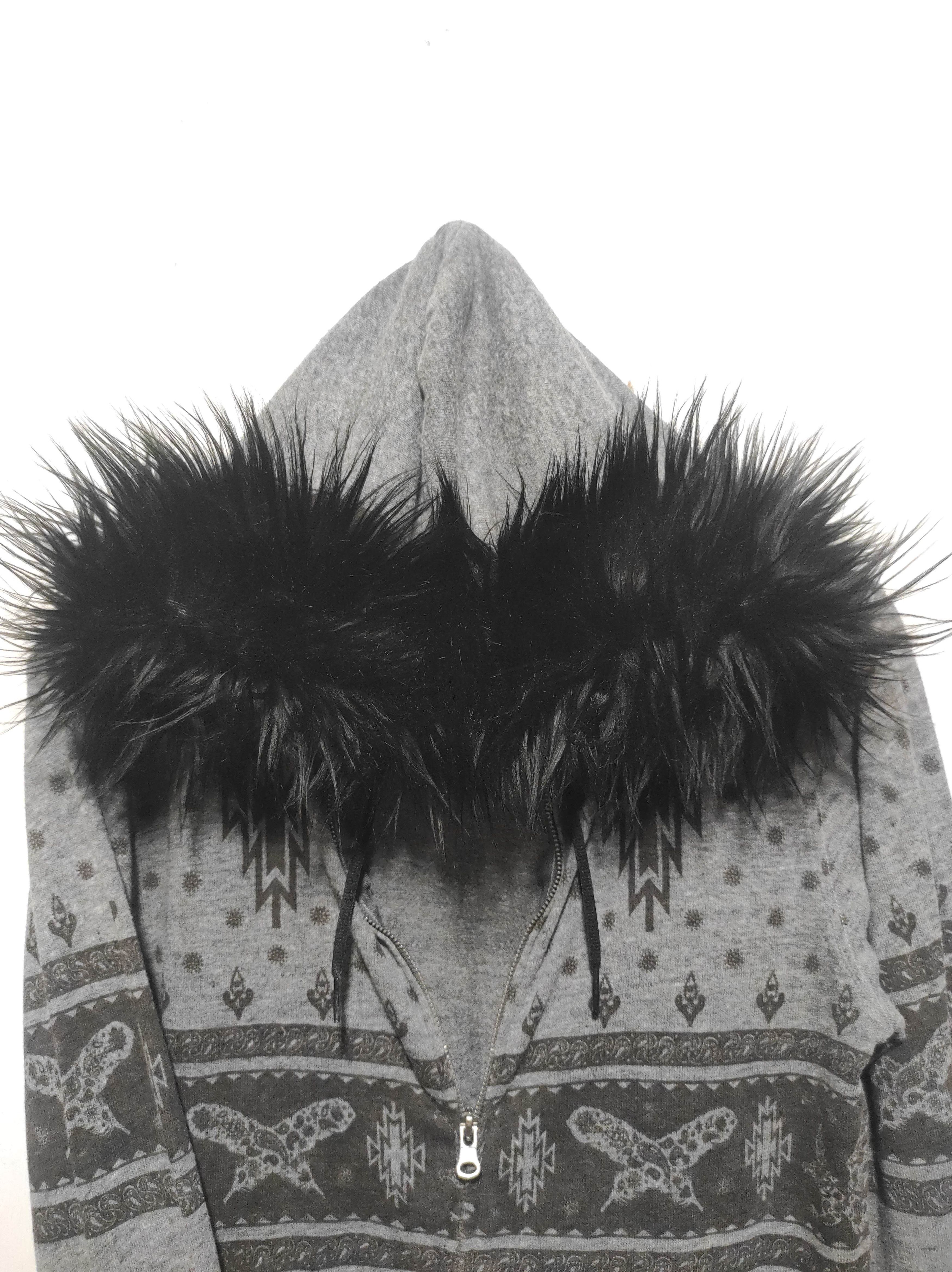 Japanese Brand Heart Market Paisley Double Zipper Fur Hoodie LGB style Size US S / EU 44-46 / 1 - 3 Thumbnail