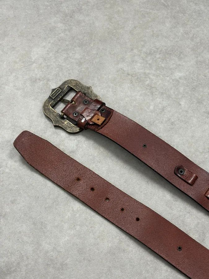 Dsquared2 Dsquared2 Brown Leather Belt Ornamental Buckle Size ONE SIZE - 5 Thumbnail