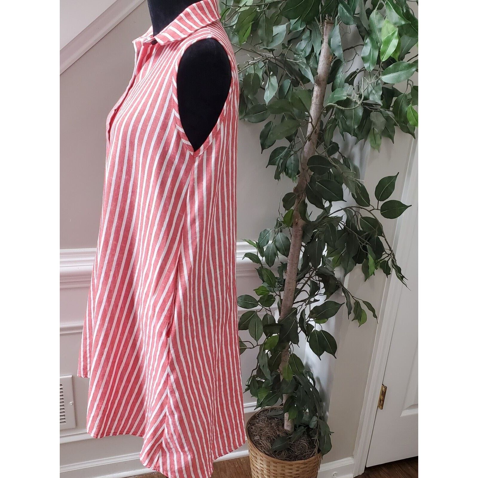 Other Pitzy Shop Collared Sleeveless Button Front Shirt Dress M Size M / US 6-8 / IT 42-44 - 7 Thumbnail