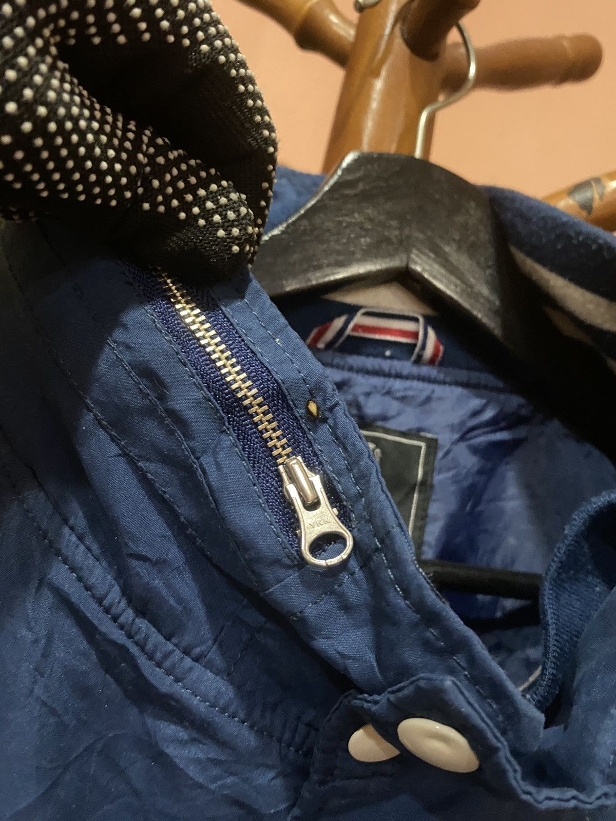 Beams Plus Vintage BEAMS HEART Varsity Jacket – Blue & White Baseball Size US M / EU 48-50 / 2 - 4 Thumbnail