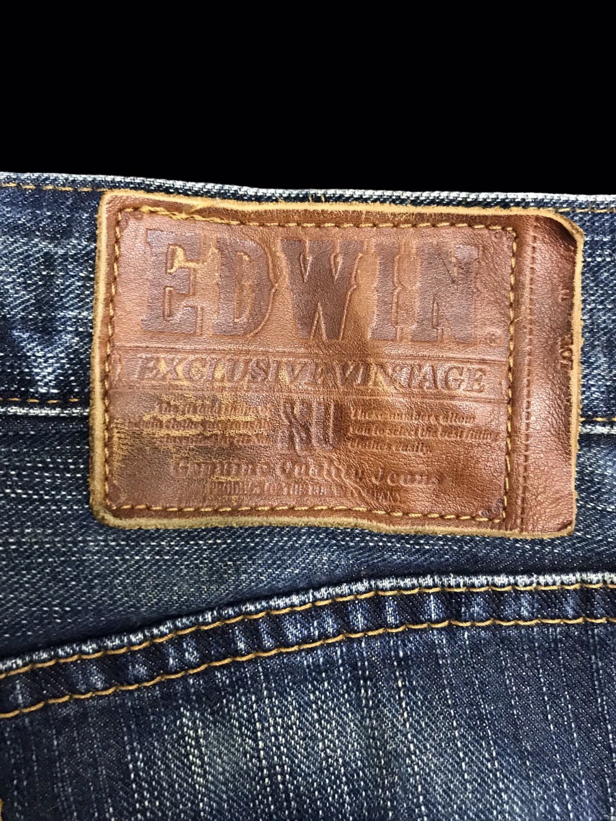 Edwin 💥90s Style💥EDWIN 403XV INSANE FADES MUDWASH REG DENIM F412 Size US 32 / EU 48 - 18 Thumbnail