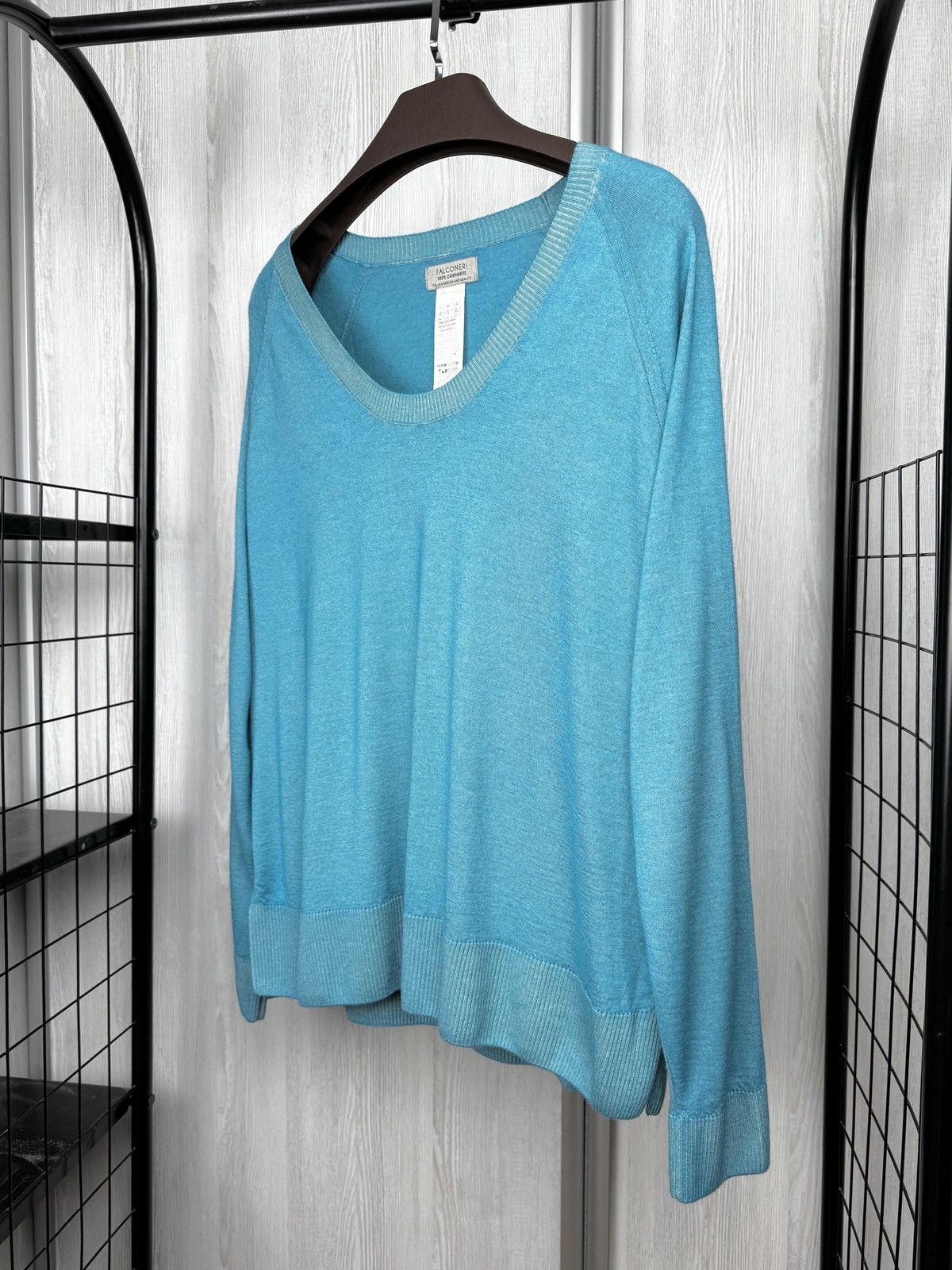 Other Falconeri Ultrafine 100% Cashmere U-Neck Sweater size L Size L / US 10 / IT 46 - 5 Thumbnail