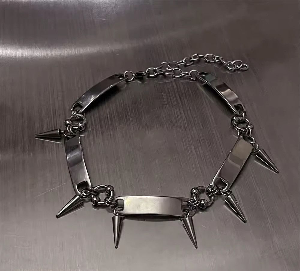 Jewelry Punk Metal Collar Necklace Size ONE SIZE - 4 Thumbnail
