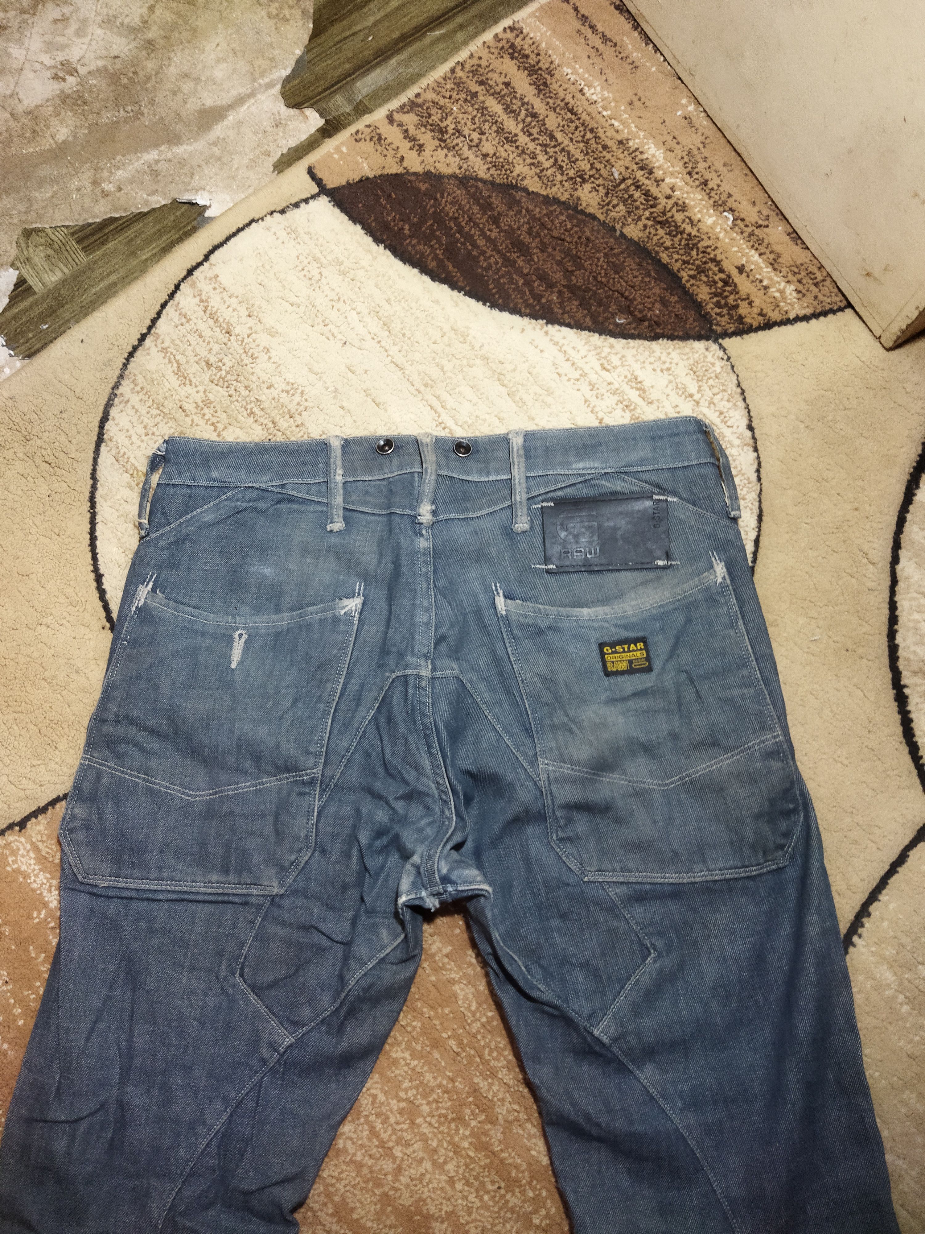 G-Star × Vintage VINTAGE G-STAR ORIGINALS FADED BLUE JEANS PANTS Size US 32 / EU 48 - 8 Thumbnail
