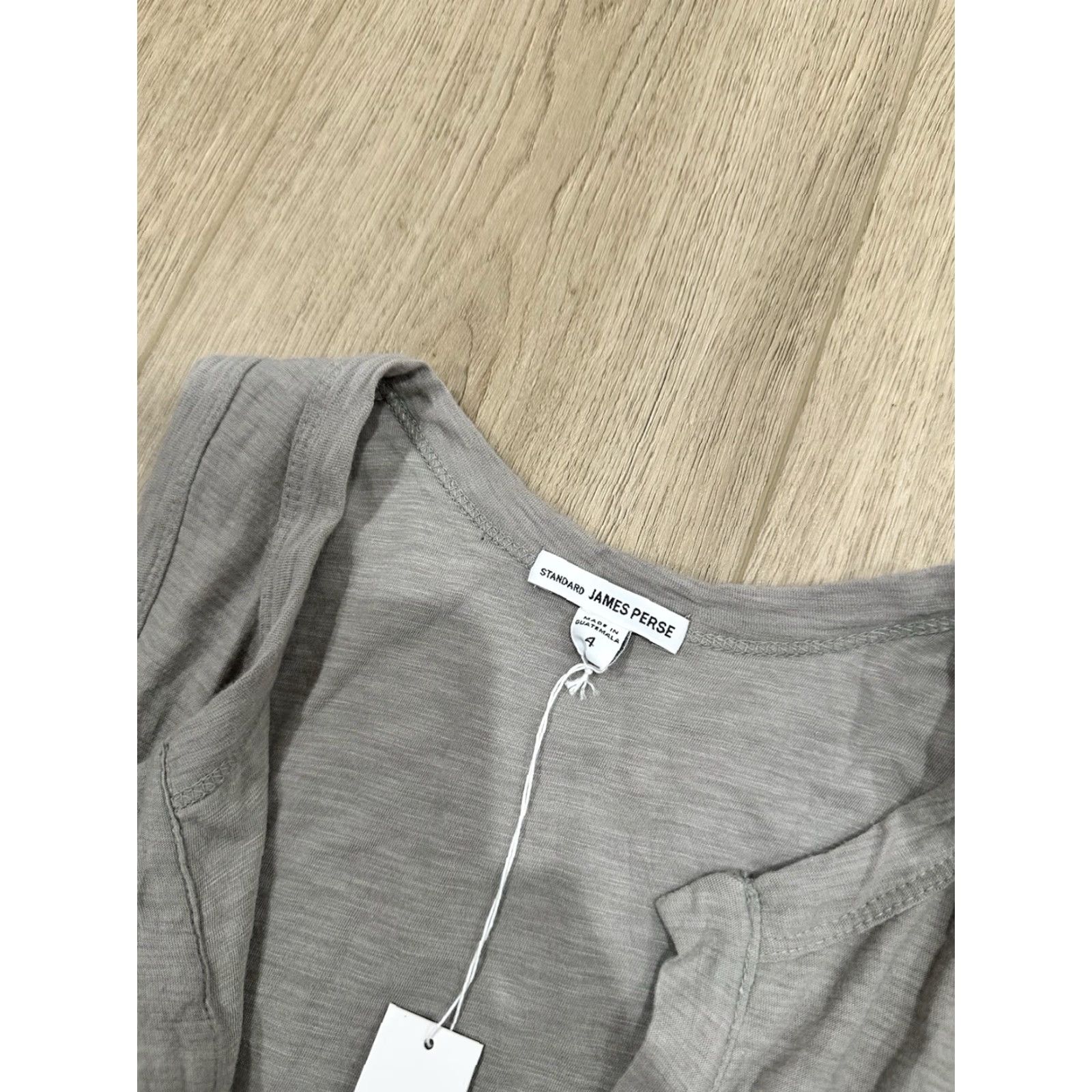 James Perse NWT James Perse Deep V-Neck Tank Dress Women 4 Mini Grey Tank Dress V-Neck Sleeveless Cotton Blend Short Casual Spring Modern Size S / US 4 / IT 40 - 4 Thumbnail