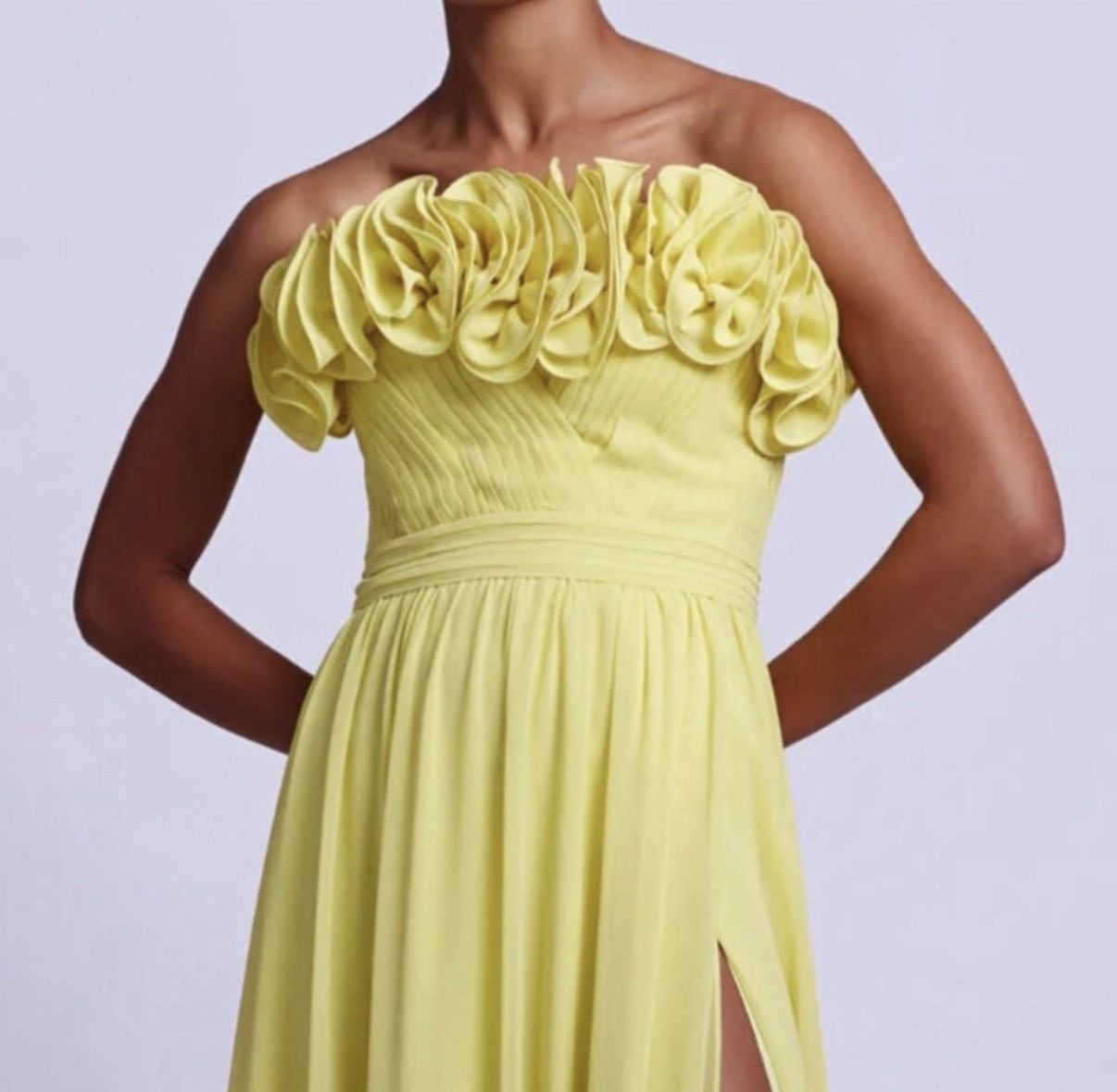 Other PatBo Pleated Strapless Maxi Dress Size M / US 6-8 / IT 42-44 - 3 Thumbnail