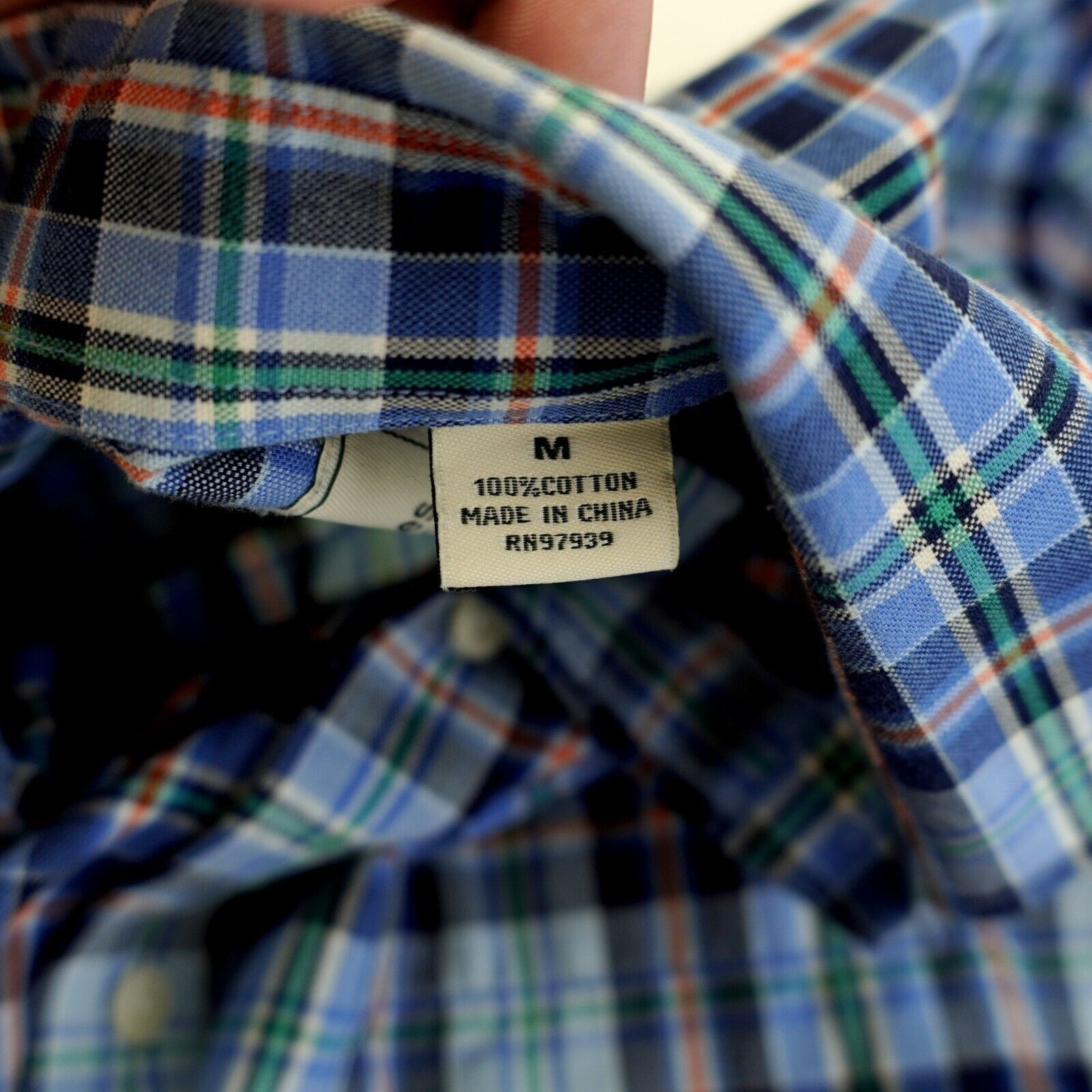 Other Southern Pines Flannel Plaid Blue Multi-Collared Collared Dr Size US M / EU 48-50 / 2 - 13 Thumbnail