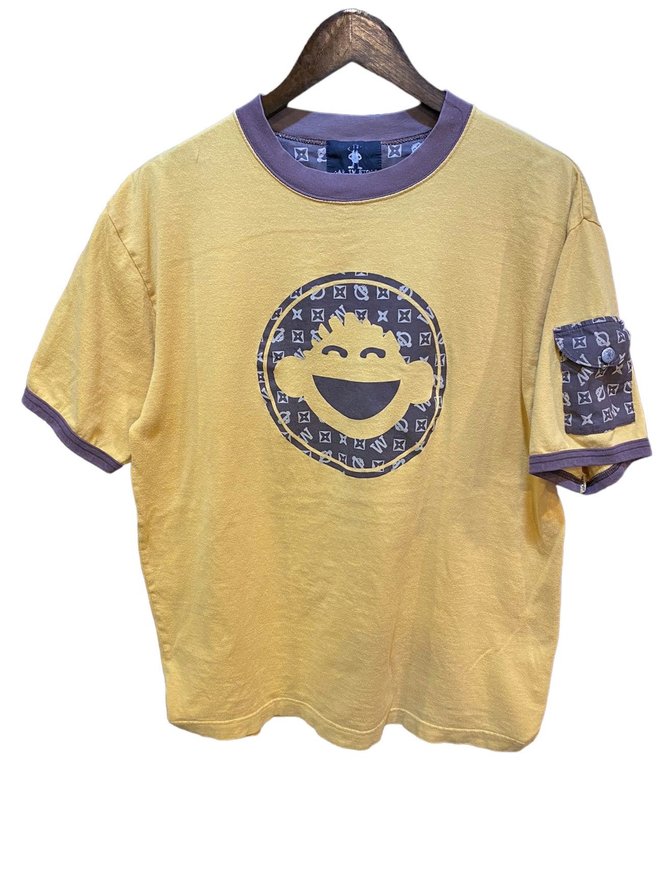 image of Delete SoonVintage Ringer Harlem Store Ripoff in Mustard, Men's (Size XL)