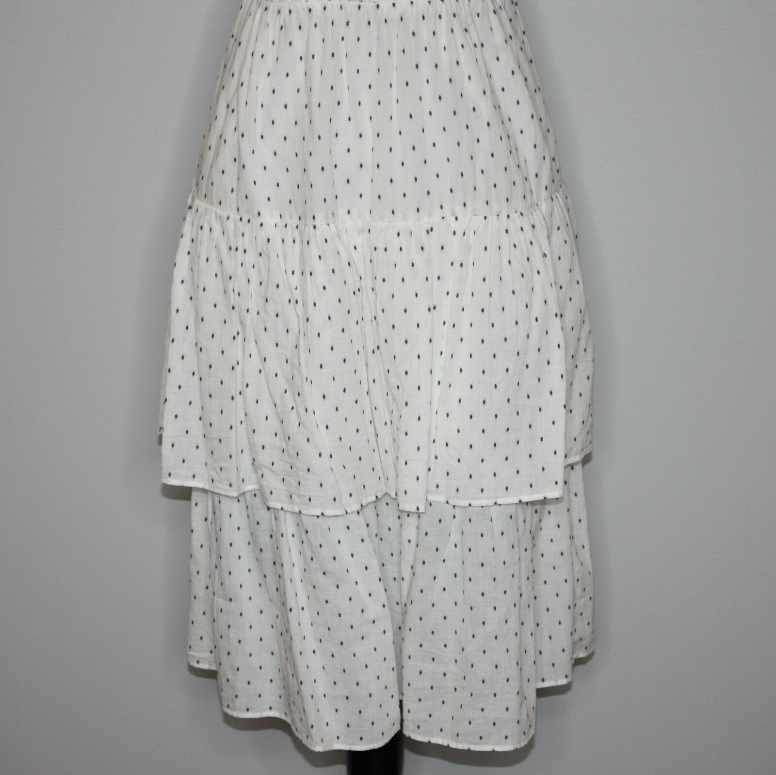 H&M Strapless Flounced Polka Dot Dress in White size US 12 NWT Size XL / US 12-14 / IT 48-50 - 14 Thumbnail
