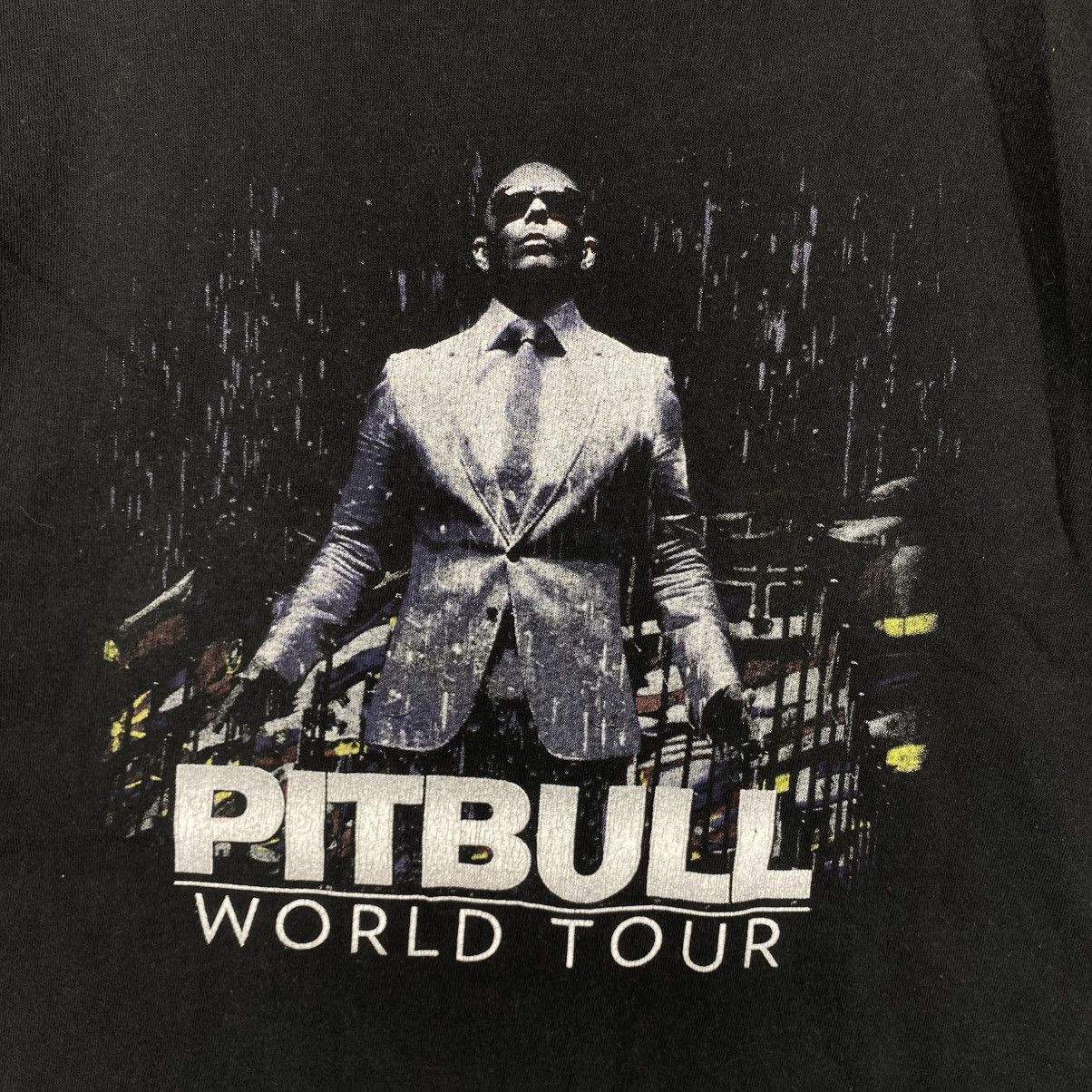 Rap Tees American Rapper PITBULL Planet Pit World Tour 2012 Tee Shirt Size US S / EU 44-46 / 1 - 2 Thumbnail