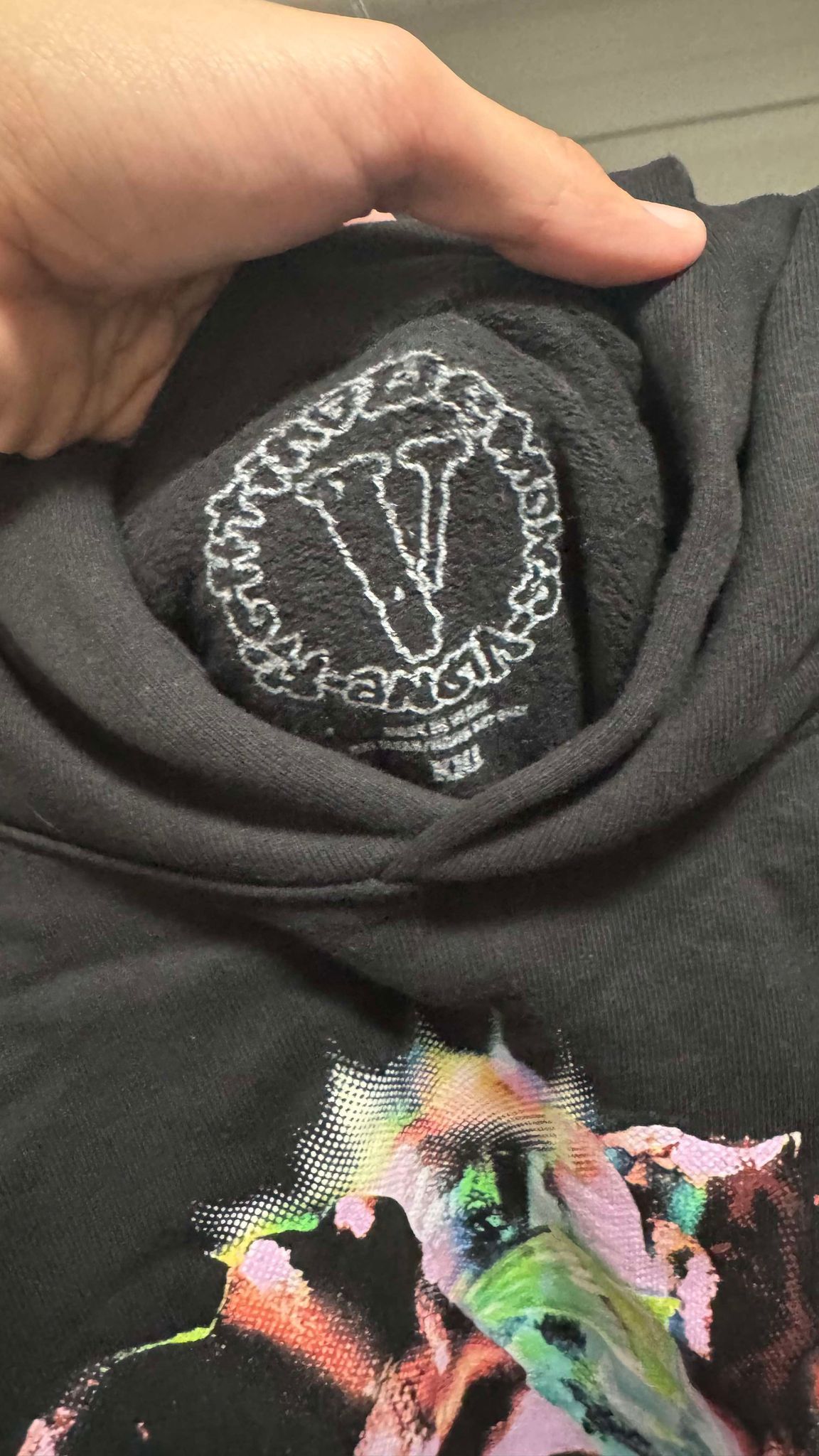 999 Club × Revenge × Vlone Juice Wrld Vlone Fighting Demons Acid Hoodie Size US XXL / EU 58 / 5 - 3 Thumbnail
