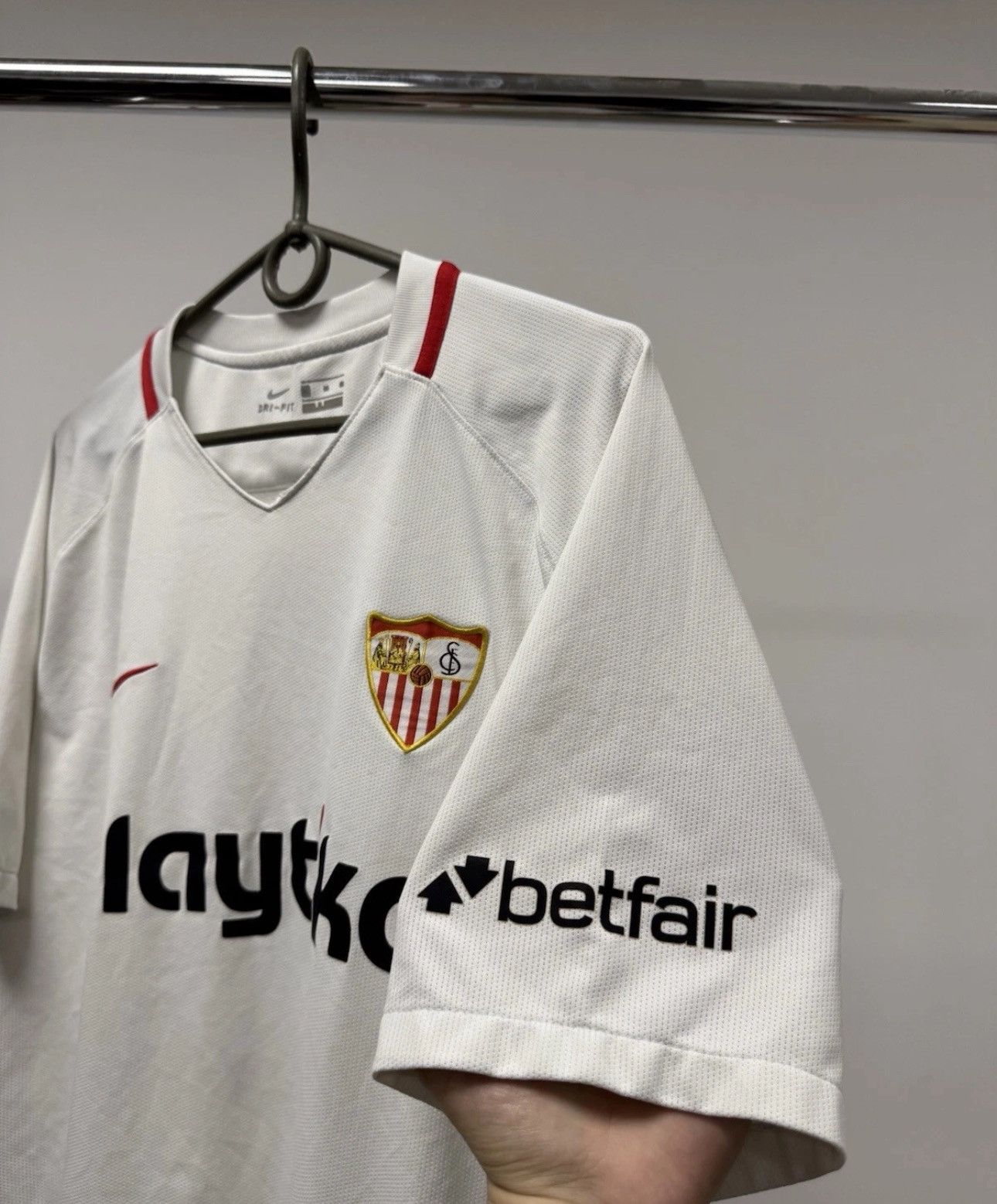 Nike Nike Sevilla Jersey 2018/2019 Home Shirt White Playtika Size US XL / EU 56 / 4 - 4 Thumbnail
