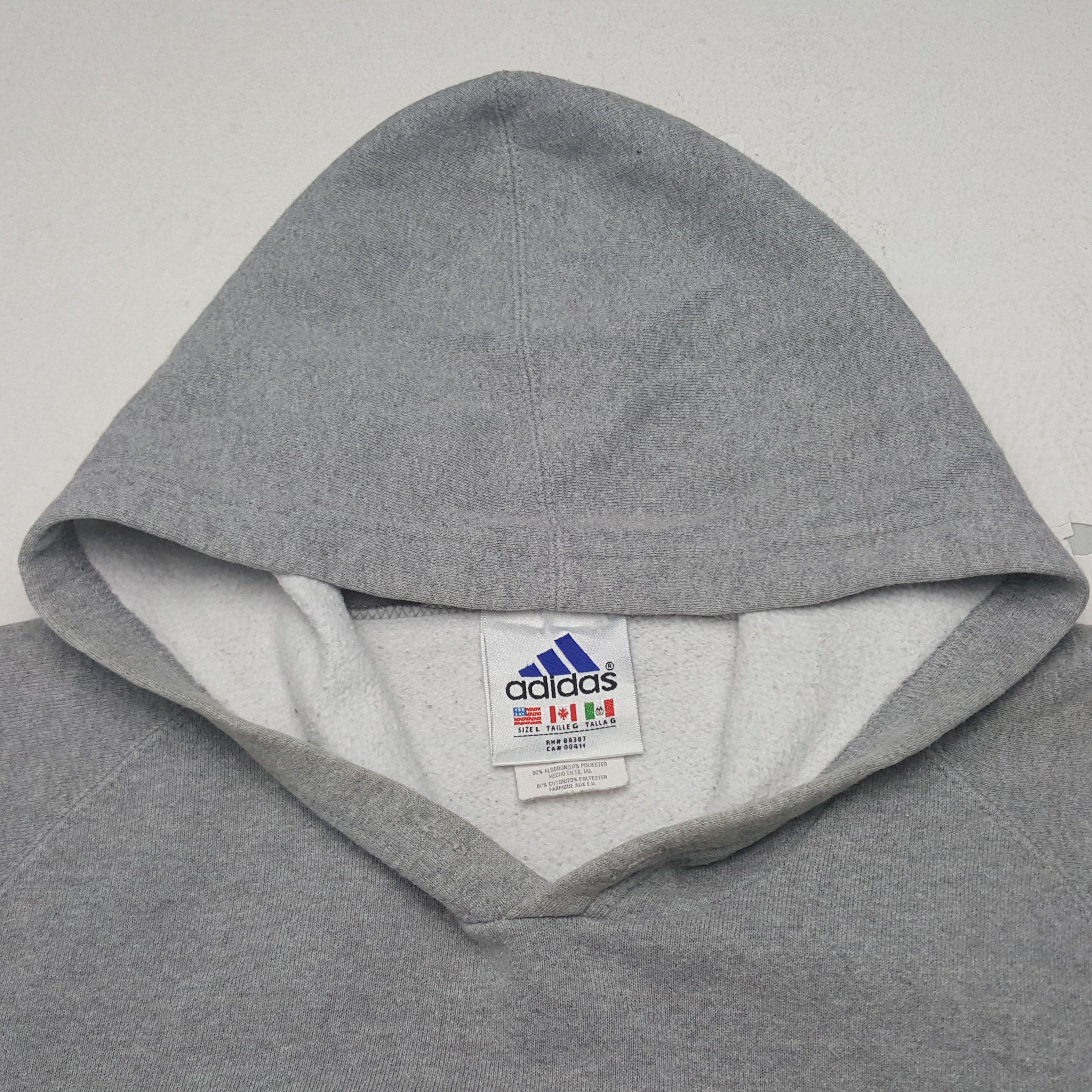 Adidas × Vintage Vintage Adidas T Sweatshirt Hoodies Size US XL / EU 56 / 4 - 4 Thumbnail