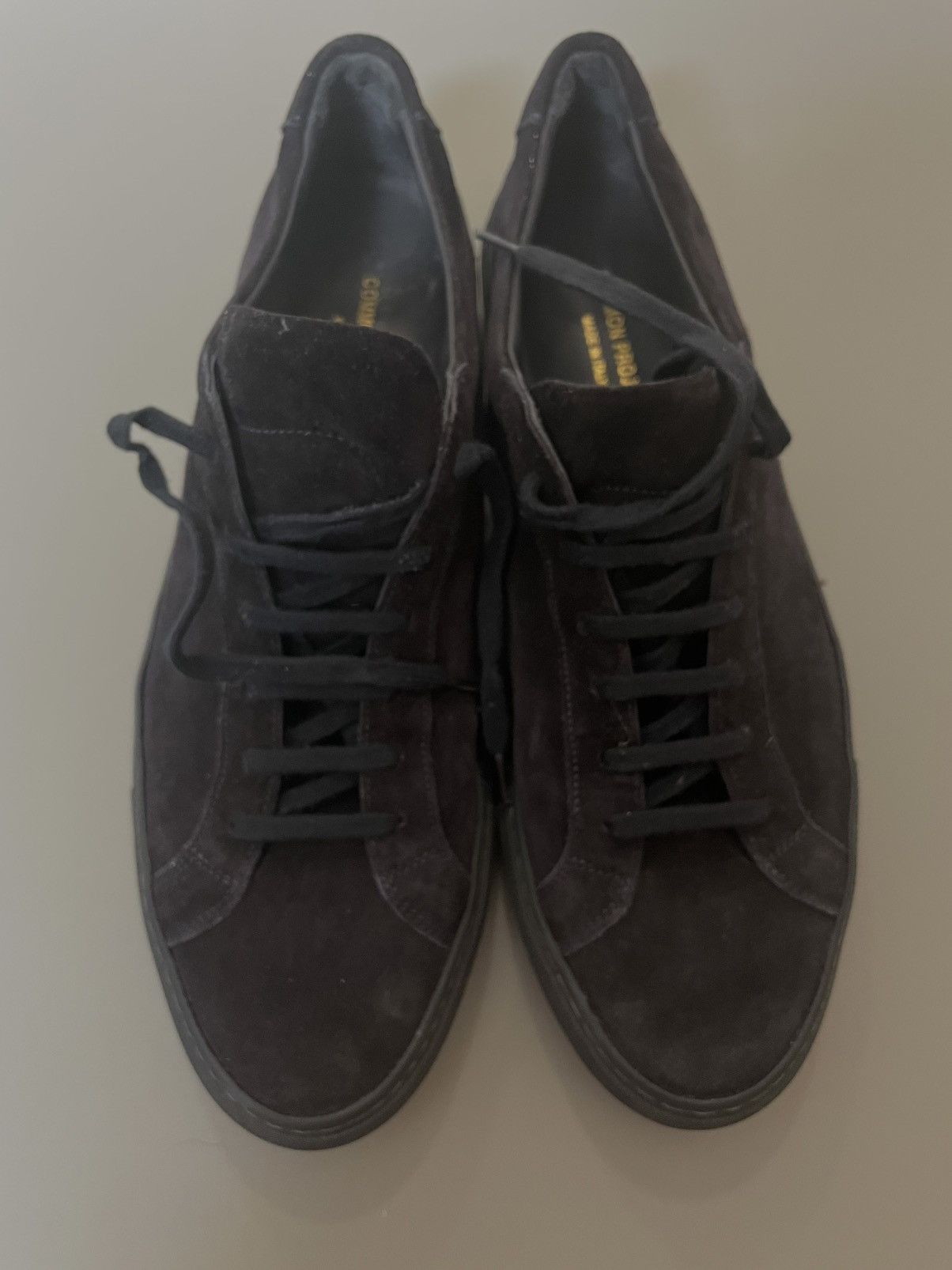 Common Projects Common projects navy blue suede Size US 12 / EU 45 - 2 Thumbnail