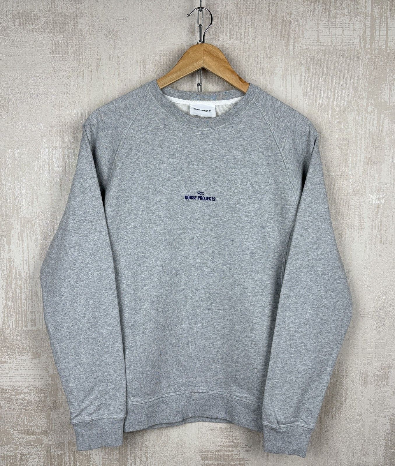 Norse Projects Norse Projects Ketel NP Wave Logo Crew Neck Sweatshirt Size US M / EU 48-50 / 2 - 6 Thumbnail