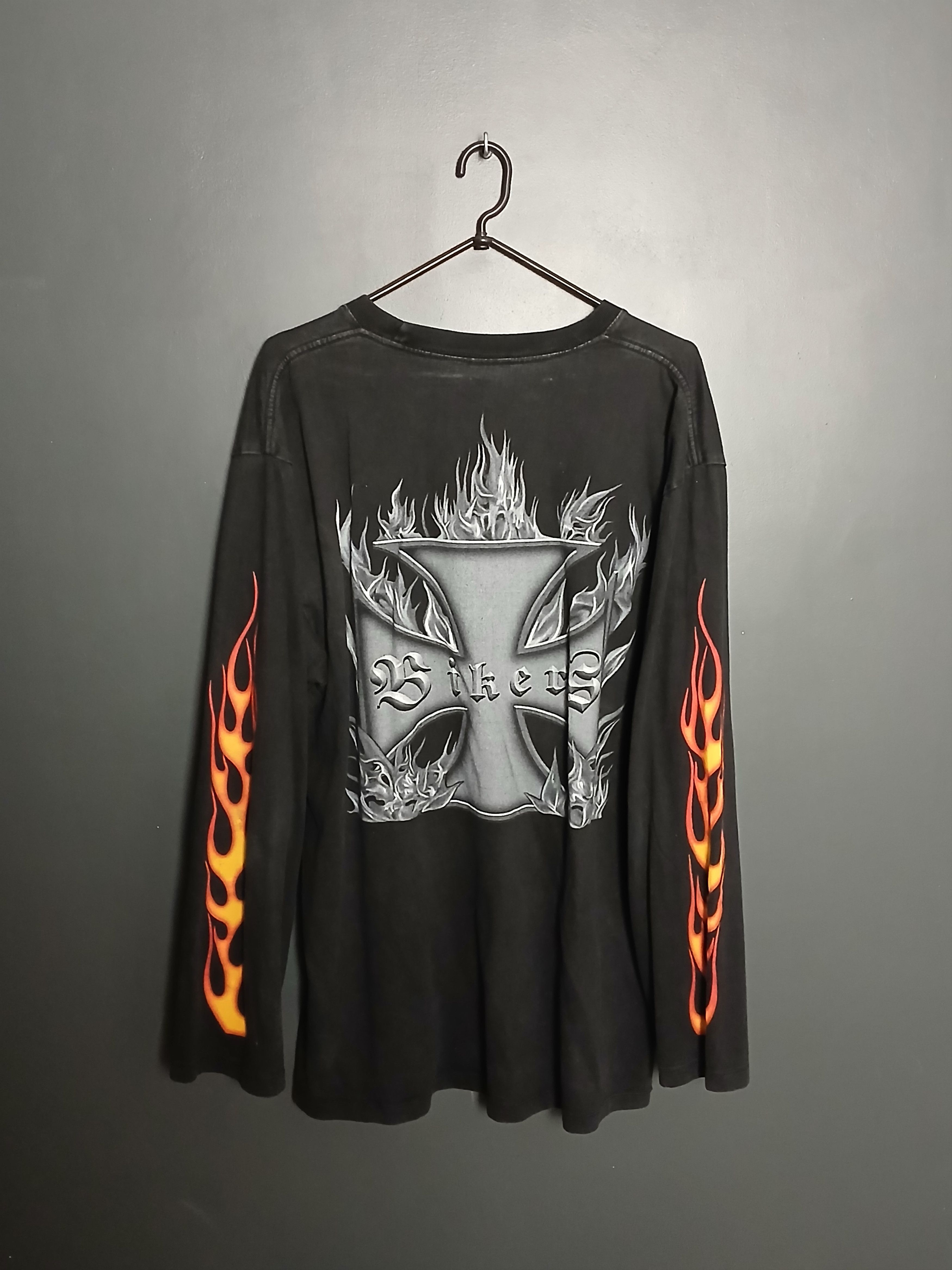 West Coast Choppers West Coast Choppers Racing Moto Long Sleeve T-Shirt Size US XXL / EU 58 / 5 - 2 Thumbnail