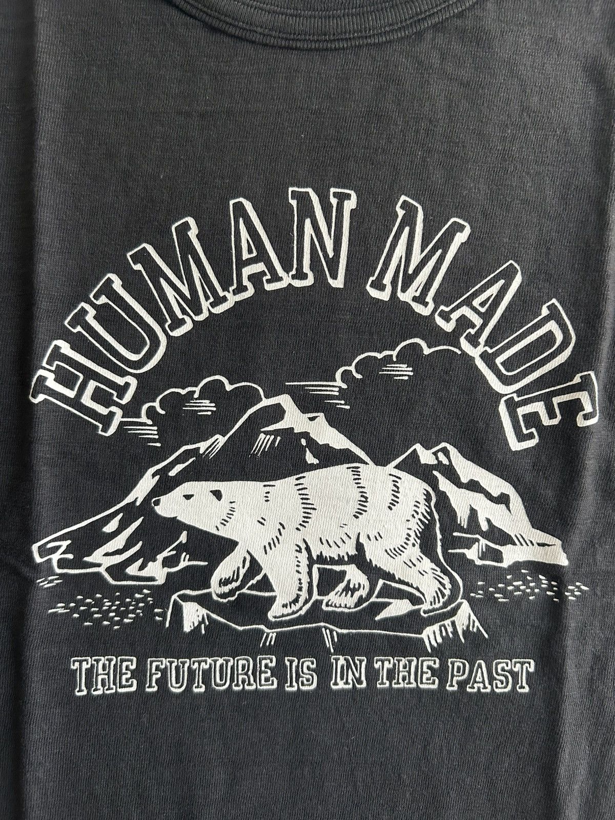 Human Made Human Made Graphic Tee Polar Bear Black Made in Japan Single Size US L / EU 52-54 / 3 - 3 Thumbnail