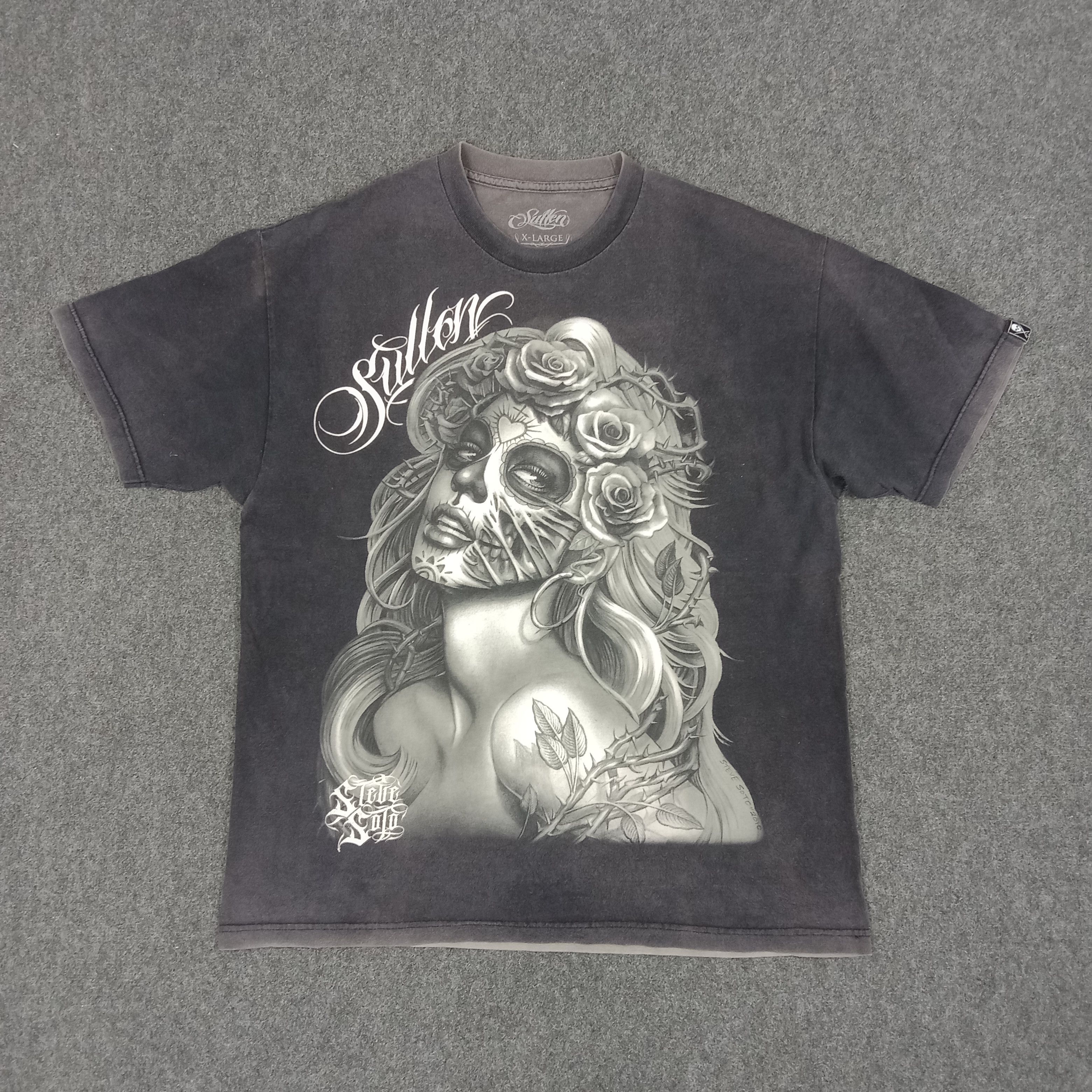 Vintage Sullen Art X Steeve Soto Horror Style Tshirt Size US XL / EU 56 / 4 - 1 Thumbnail