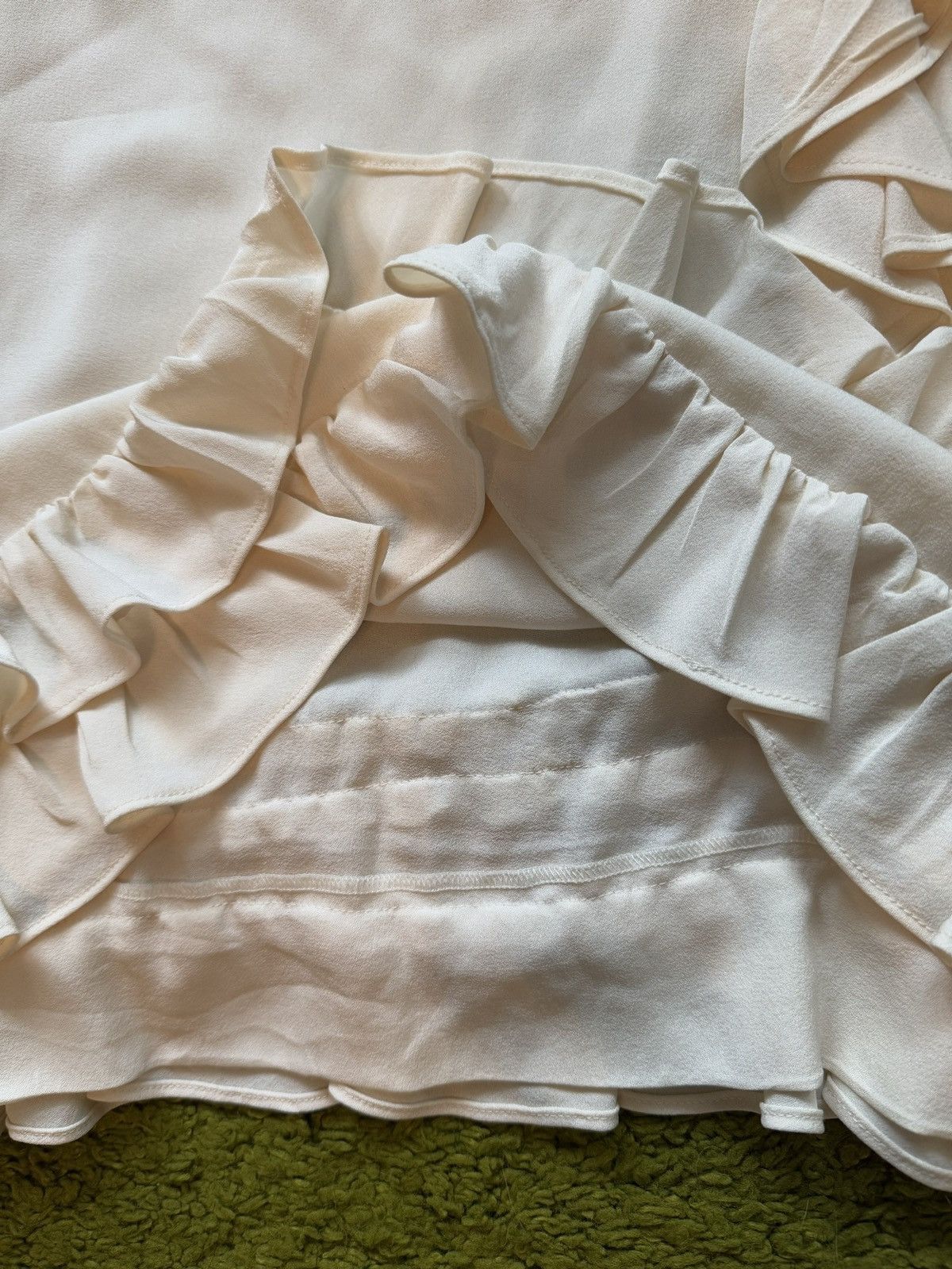 Moschino × Vintage Moschino cheap and chic 100% silk vintage mini dress Size L / US 10 / IT 46 - 4 Thumbnail