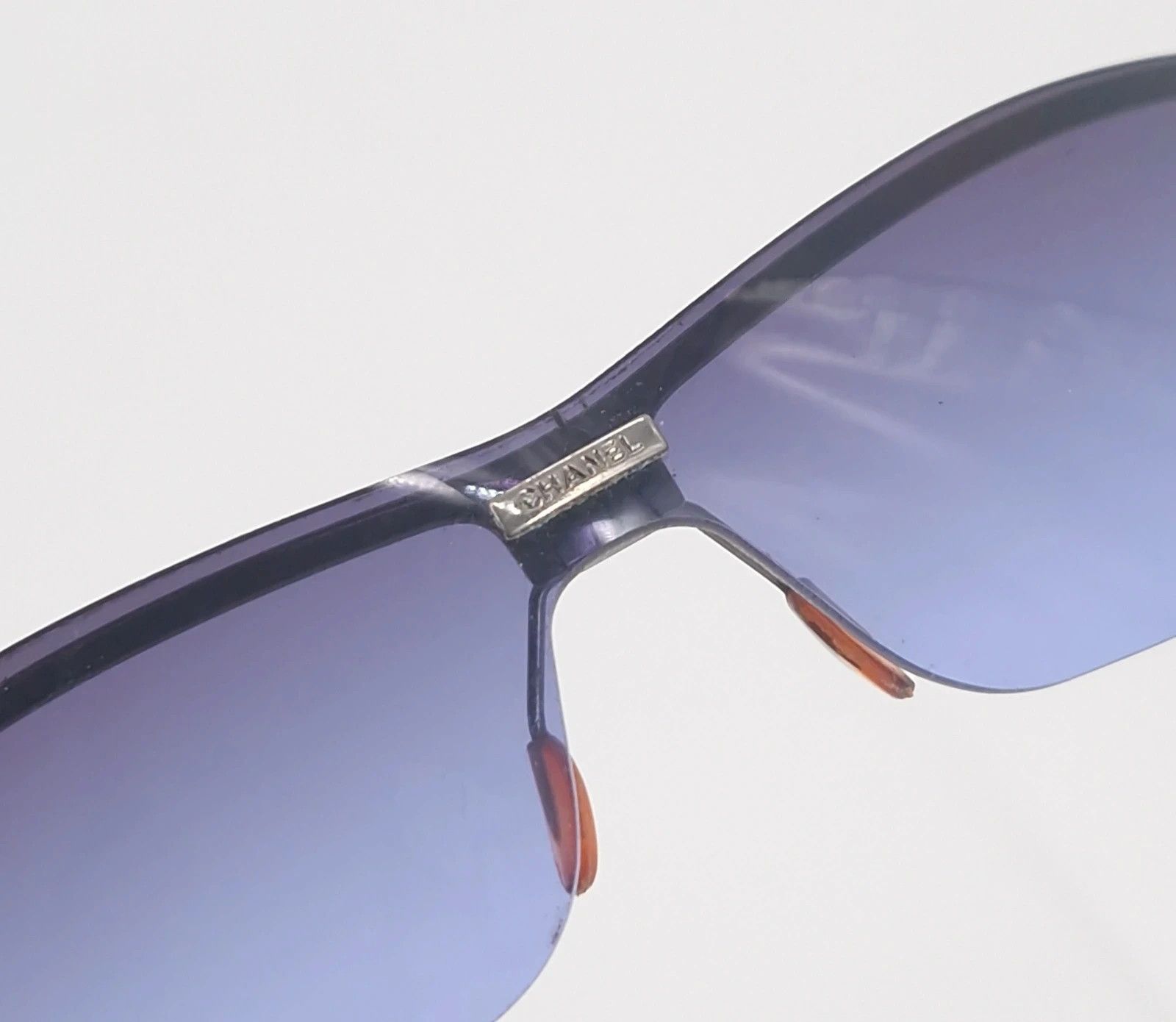 Chanel Y2K Chanel Shield Sunglasses Size ONE SIZE - 3 Thumbnail