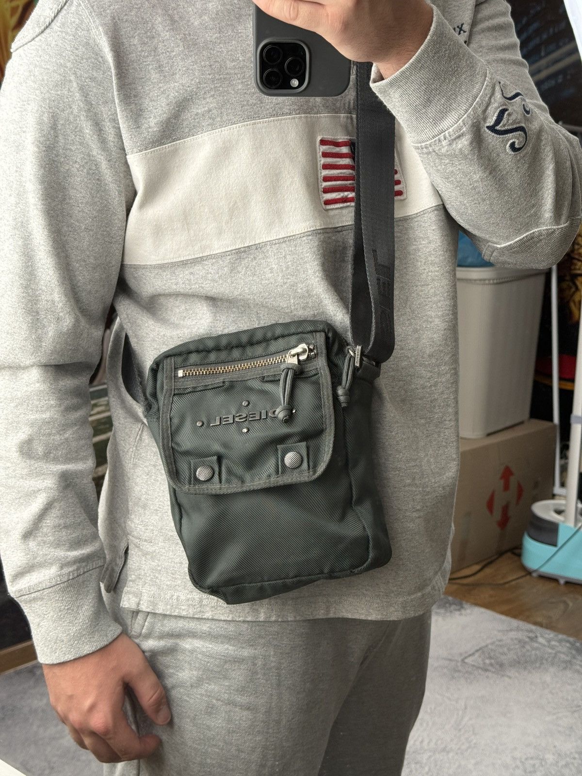 Diesel × Streetwear × Vintage Vintage Y2K sling bag Diesel multi