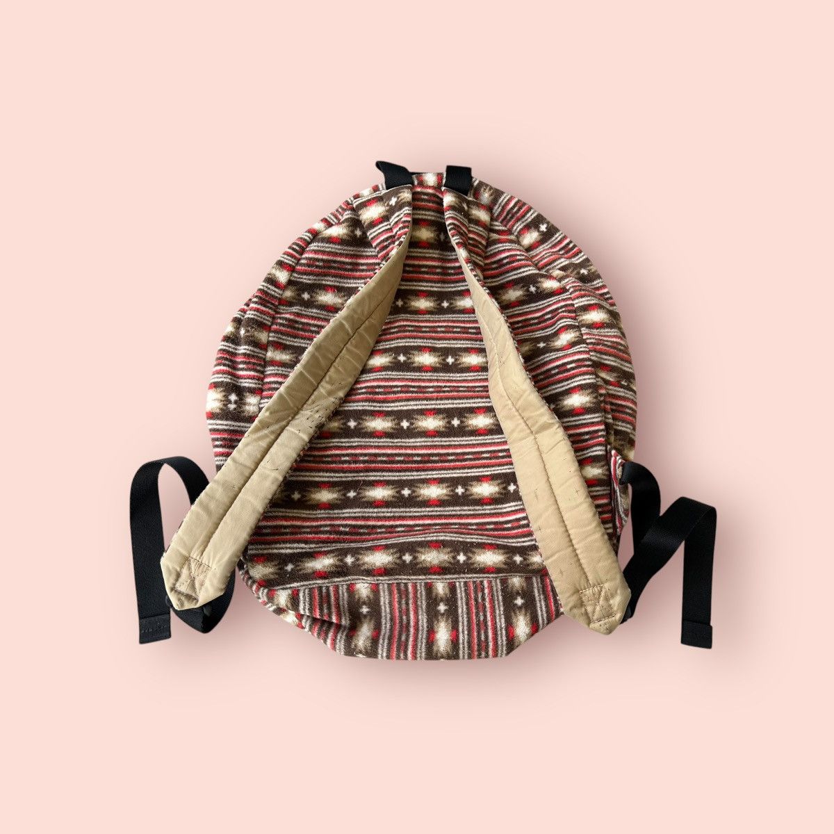 Japanese Brand × Jun Takahashi × Uniqlo VINTAGE UNIQLO NATIVE NORDIC MICRO FLEECE BACKPACK Size ONE SIZE - 13 Thumbnail