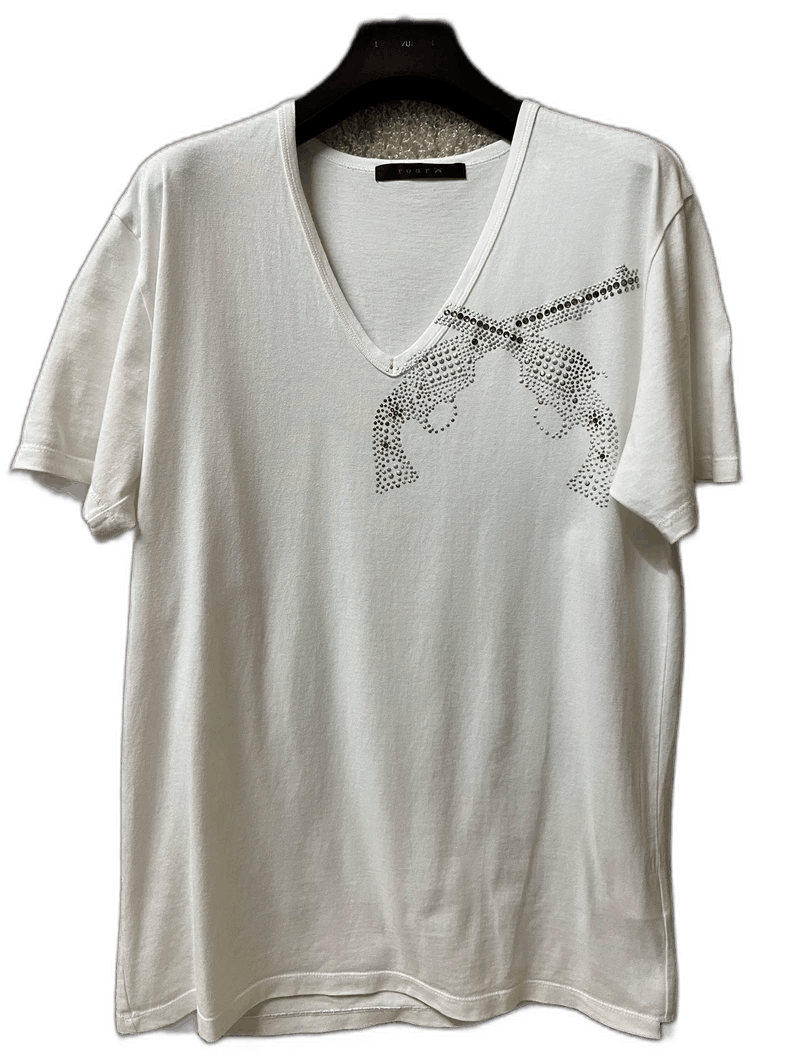 ROA ROAR Men's White V-Neck Short Sleeve T-Shirt Size US L / EU 52-54 / 3 - 1 Thumbnail
