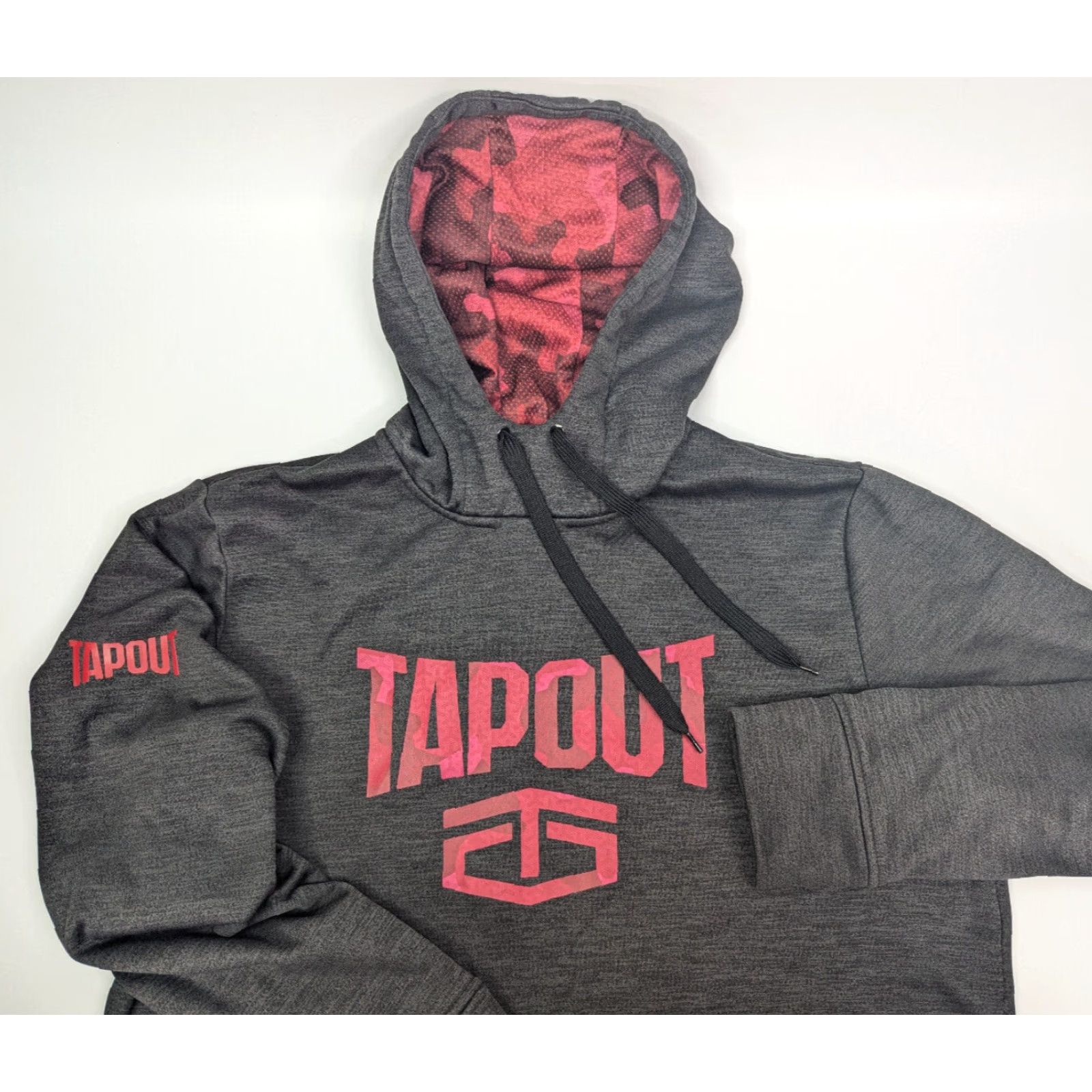 Tapout Tapout Hoodie Mens Large Red Pullover Sweatshirt Graphic Logo MMA Activewear Size US L / EU 52-54 / 3 - 2 Thumbnail