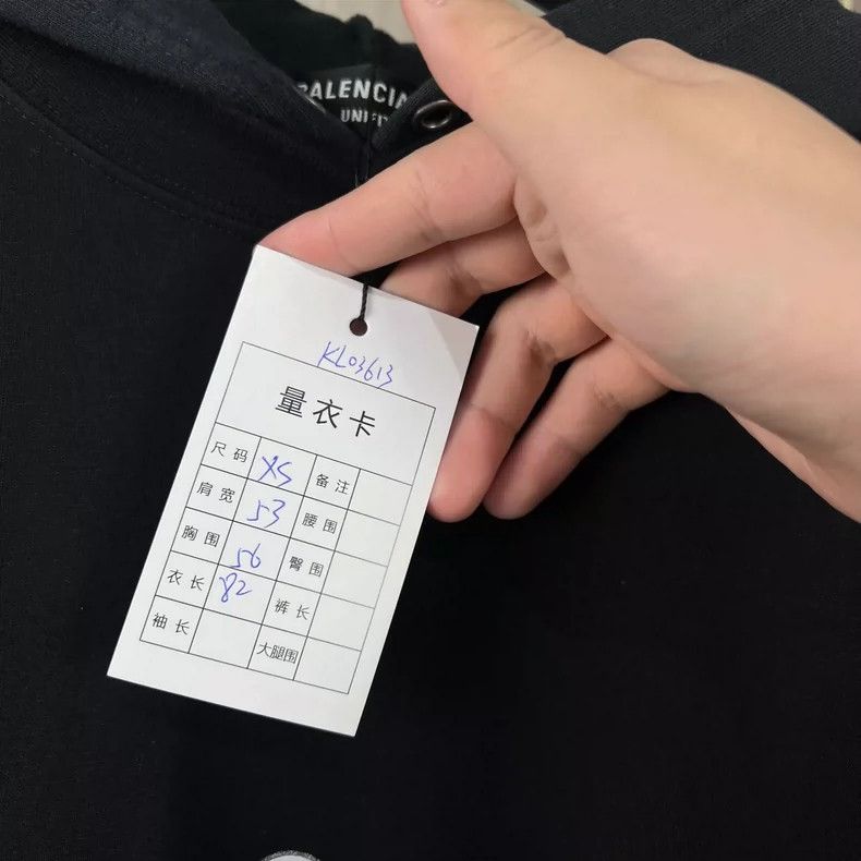 Balenciaga Balenciaga Jelly Alphabet Fake Two Hoodies Size US XS / EU 42 / 0 - 7 Thumbnail