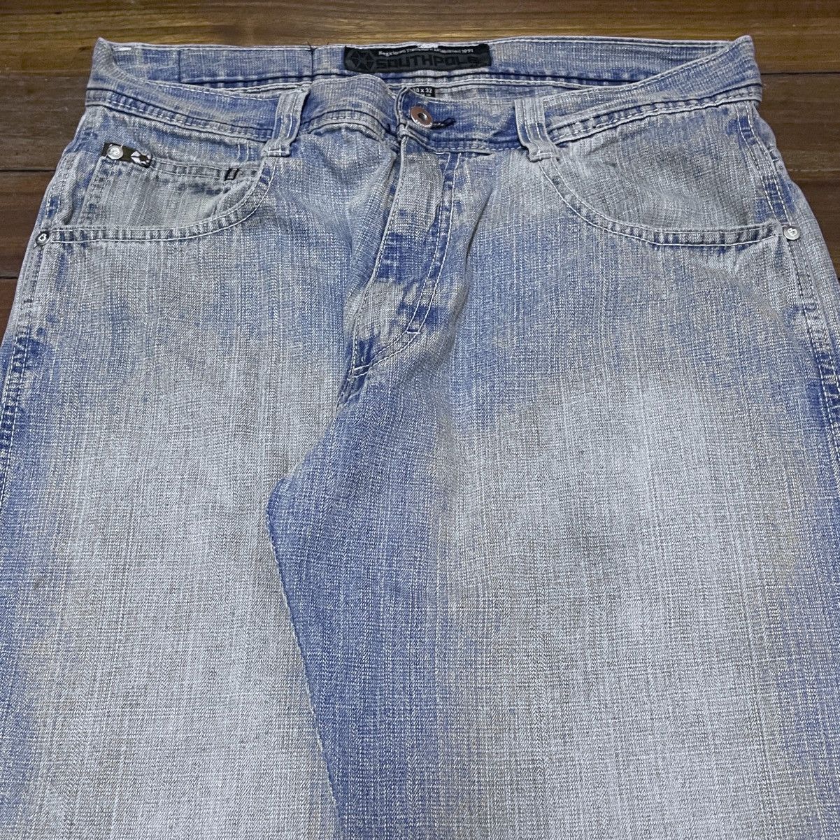 Southpole × Vintage Rare Design Vintage Brand South Pole Baggy Jeans 1990s Size US 34 / EU 50 - 3 Thumbnail