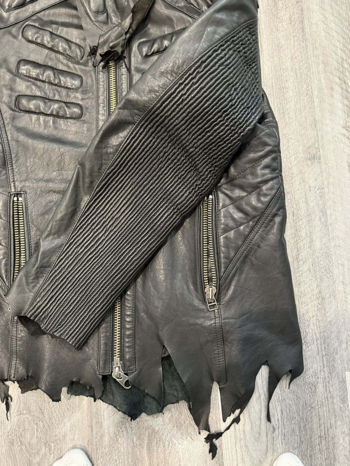 Yasuyuki Ishii Yasuyuki Ishii Leather Biker Jacket Size US L / EU 52-54 / 3 - 4 Thumbnail
