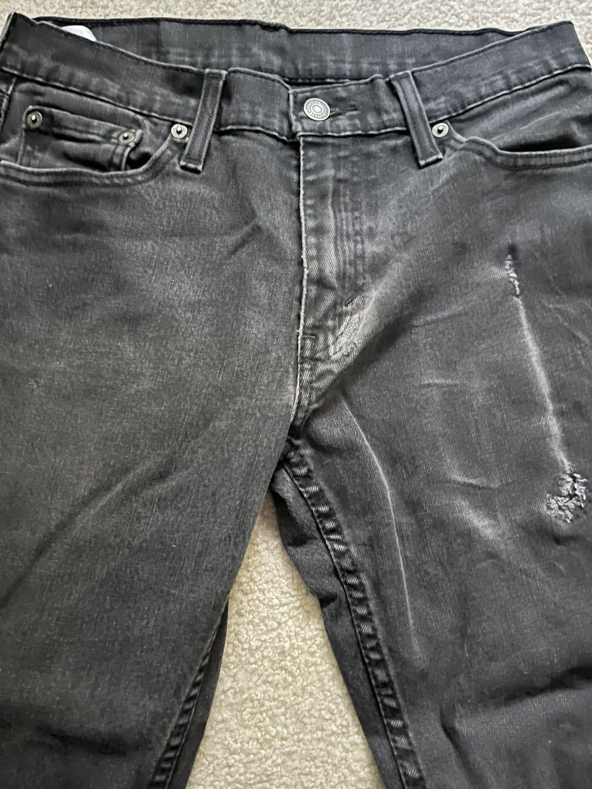 Levi's Vintage Clothing Levi’s black straight leg denim Size US 30 / EU 46 - 1 Thumbnail