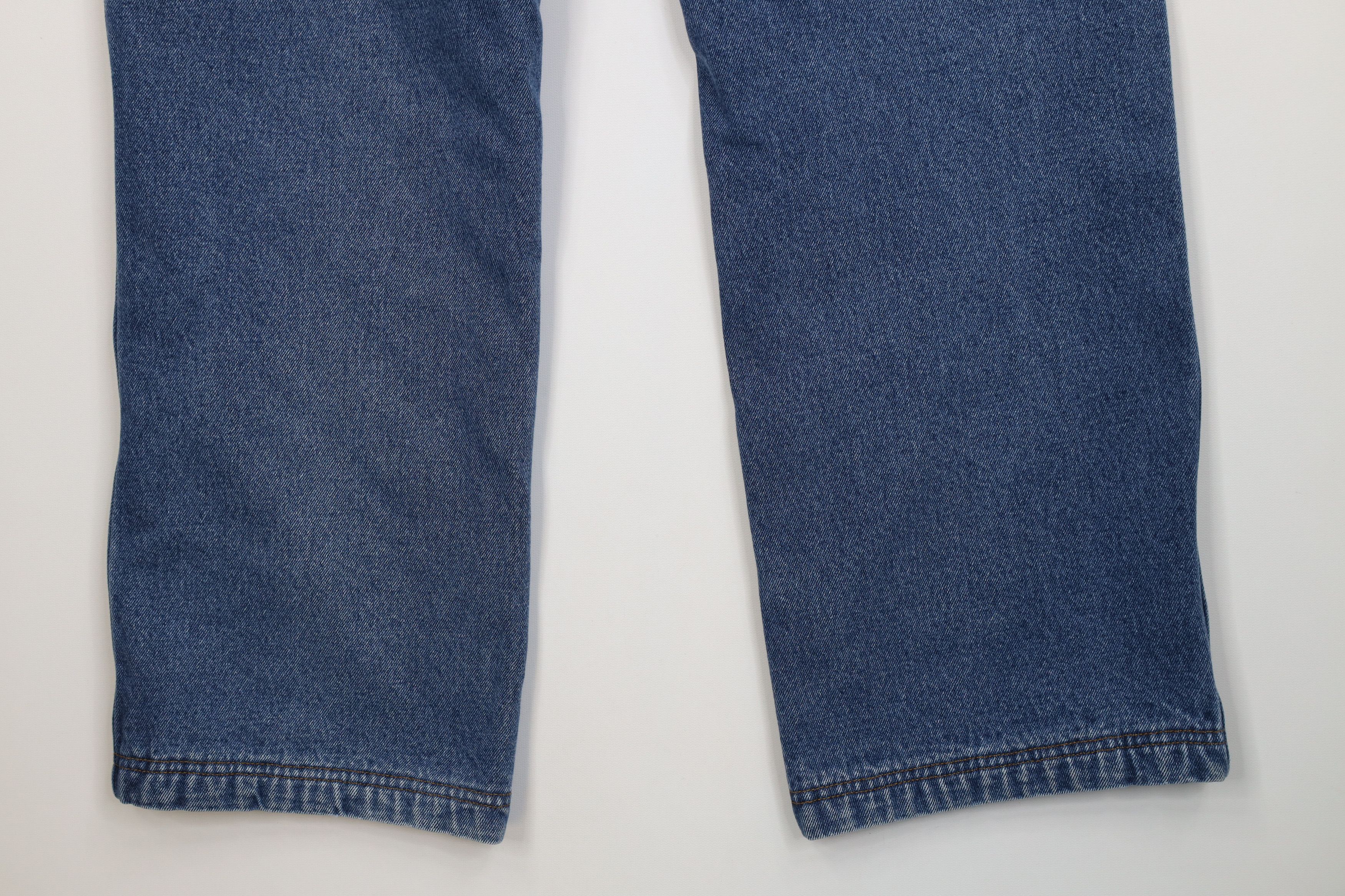Duluth Trading Company Duluth Trading Co Fleece Lined Heavy Dungaree Denim Jeans Size US 34 / EU 50 - 13 Thumbnail