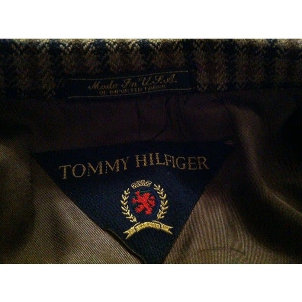 Tommy Hilfiger TOMMY HILFIGER MEN'S 100%WOOL SPORT COAT JACKET BLAZER 46R Size 46R - 11 Thumbnail