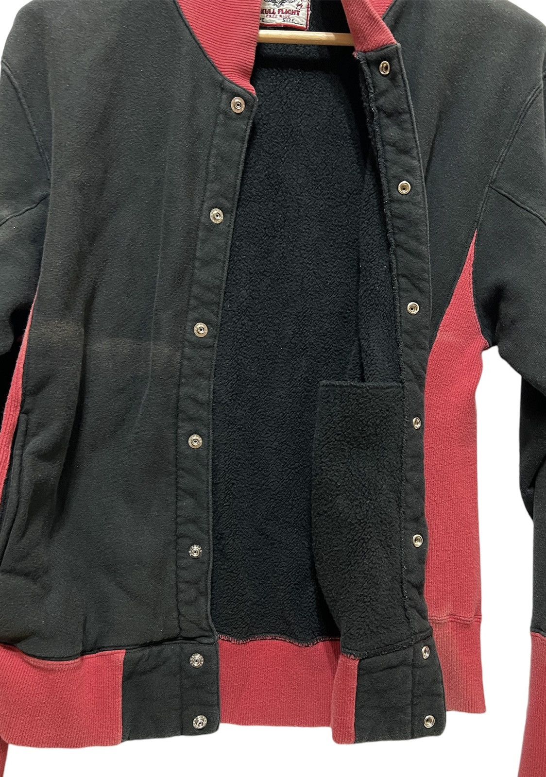 Japanese Brand × Vintage Vintage Knockin On Hell Door Sunfaded Punk Zip Up Sweater Size US M / EU 48-50 / 2 - 13 Thumbnail