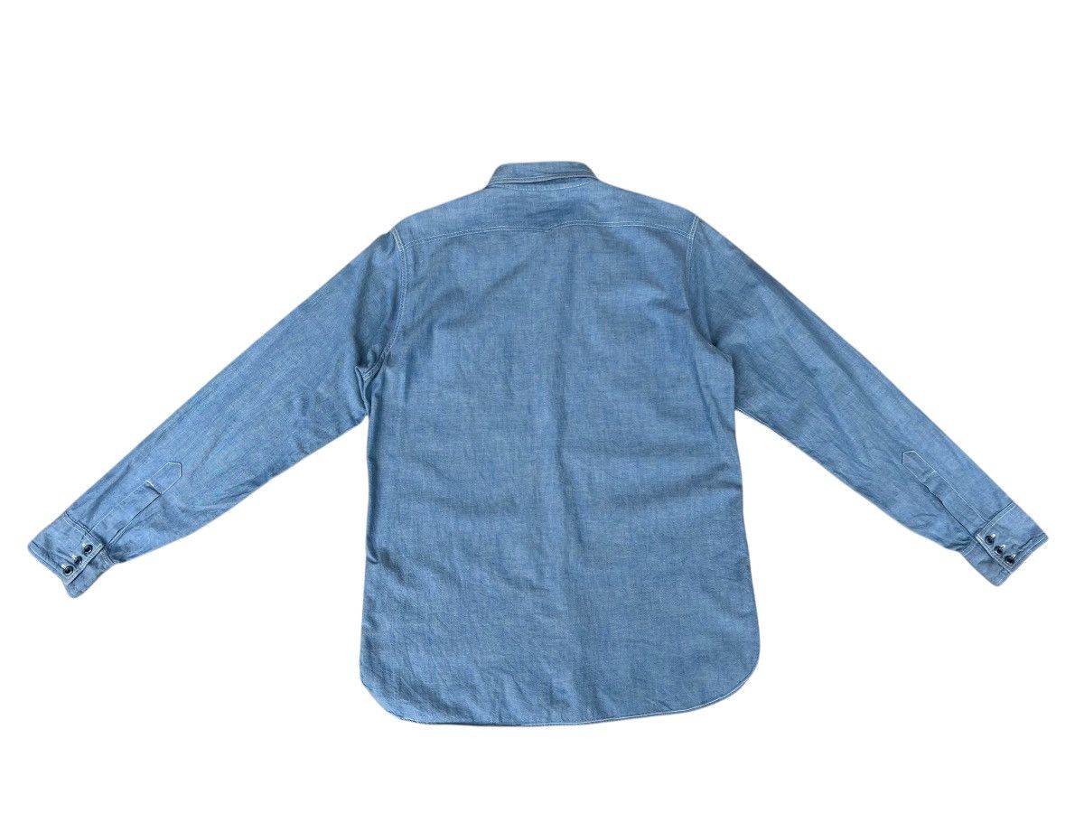 Sugar Cane Sugar Cane Chin Strap Gusset Selvedge Chambray Shirt Size US S / EU 44-46 / 1 - 18 Thumbnail
