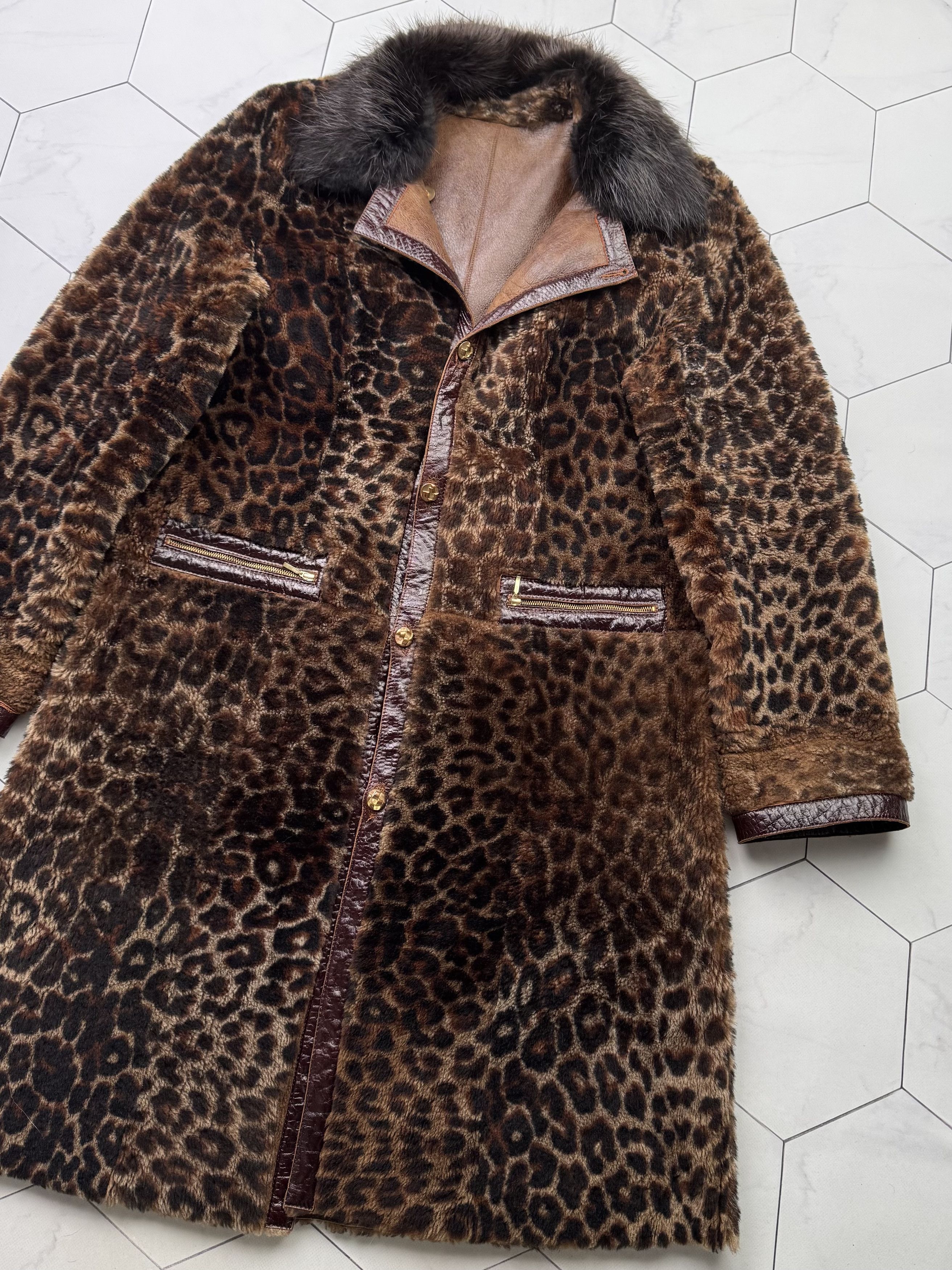 Japanese Brand Vintage Real Sheepskin 2 in 1 Coat (B586)E2 Size L / US 10 / IT 46 - 13 Thumbnail