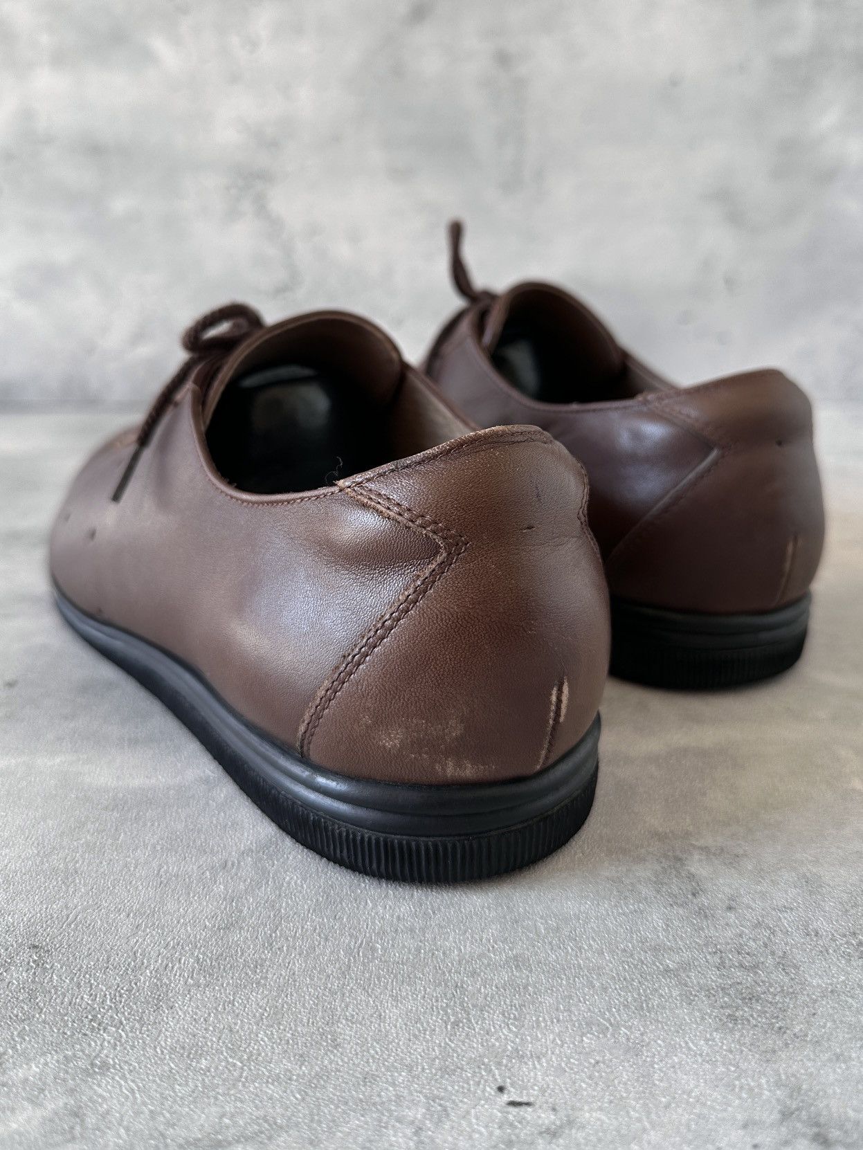 Issey Miyake 1990s PLEGADA LEATHER SHOES Size US 8 / EU 41 - 19 Thumbnail