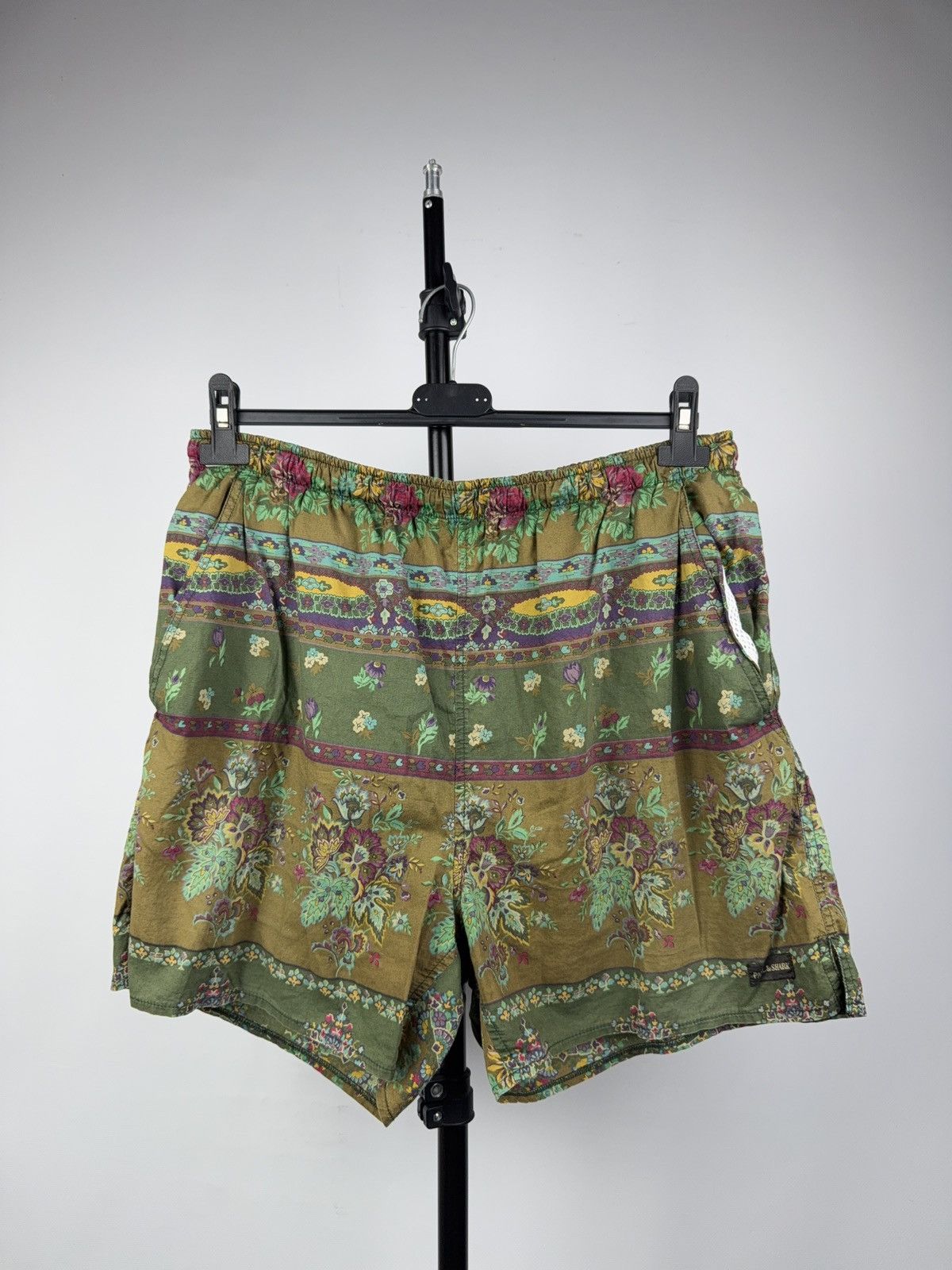 Paul & Shark Retro Vintage 90s Paul & Shark Yachting Floral Swim Shorts Size US 31 - 1 Thumbnail