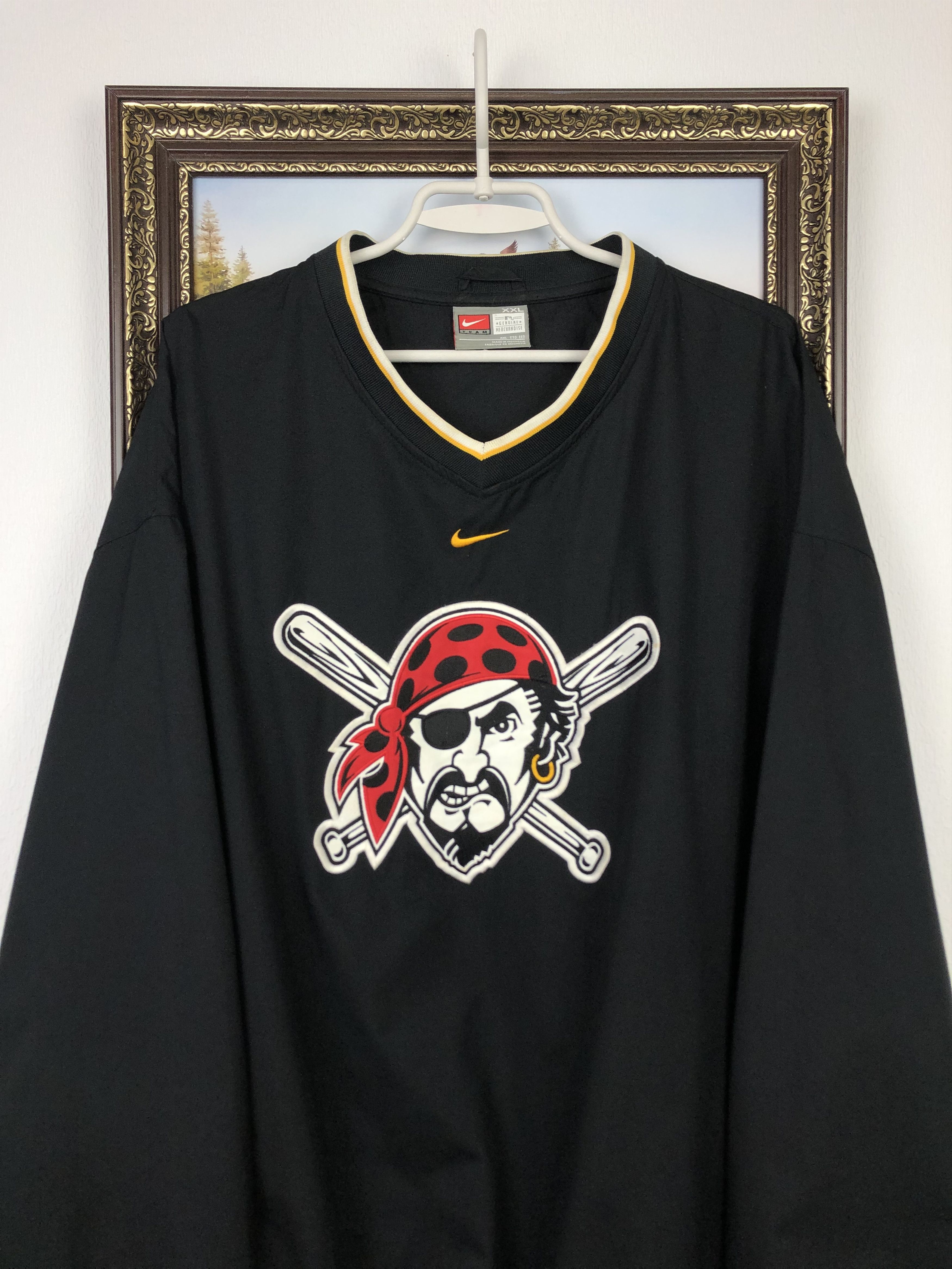 Nike Vintage Nike Pittsburgh Pirates Windbreaker Sweatshirt Size US XXL / EU 58 / 5 - 2 Thumbnail
