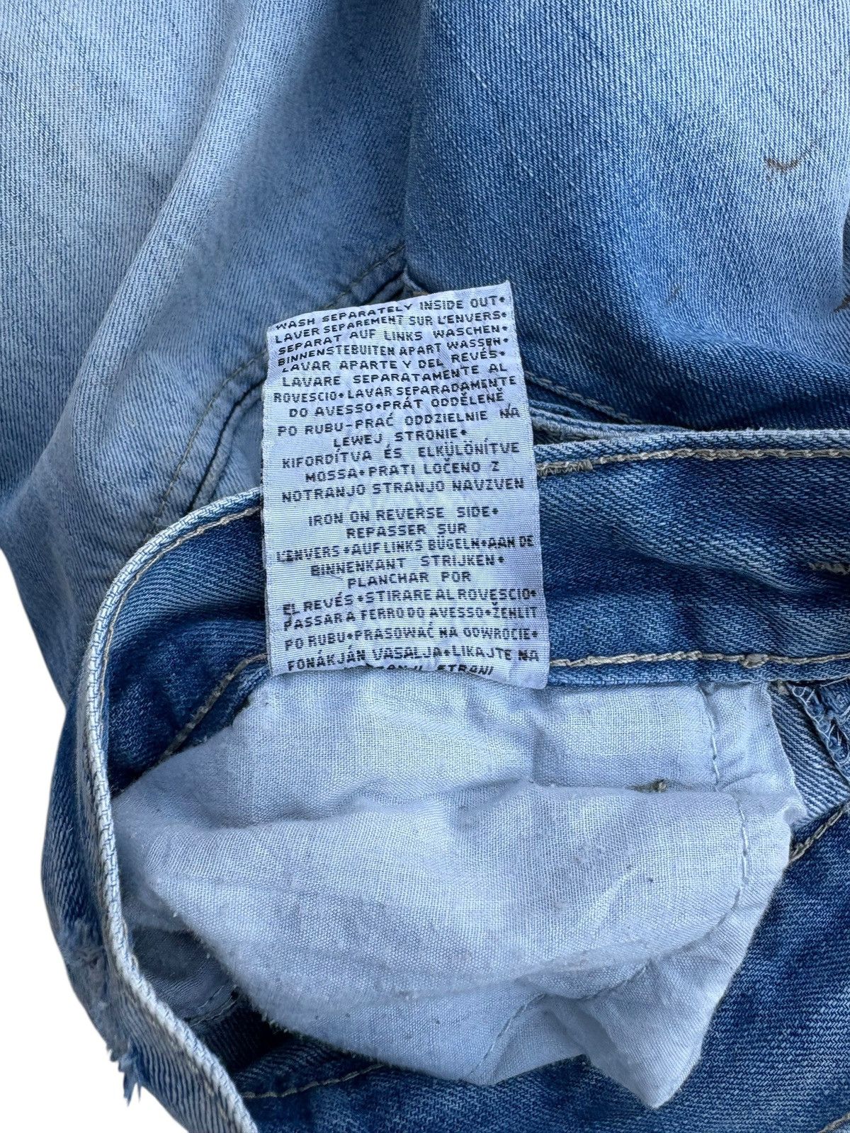 Japanese Brand Eight 2 Nine Loose Rugged Streetwear Denim Size US 33 - 8 Thumbnail