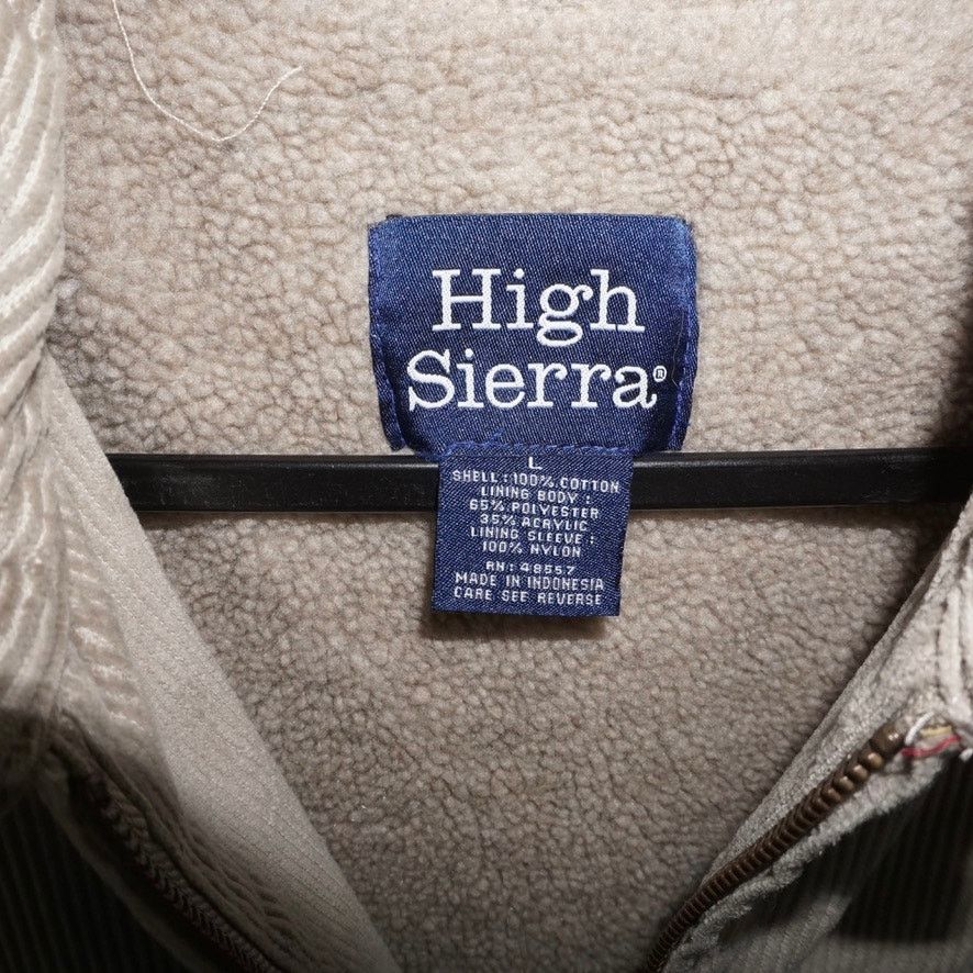 High Sierra Large - Vintage Y2K high sierra zip up 1990s corduroy jacket Size US L / EU 52-54 / 3 - 3 Thumbnail