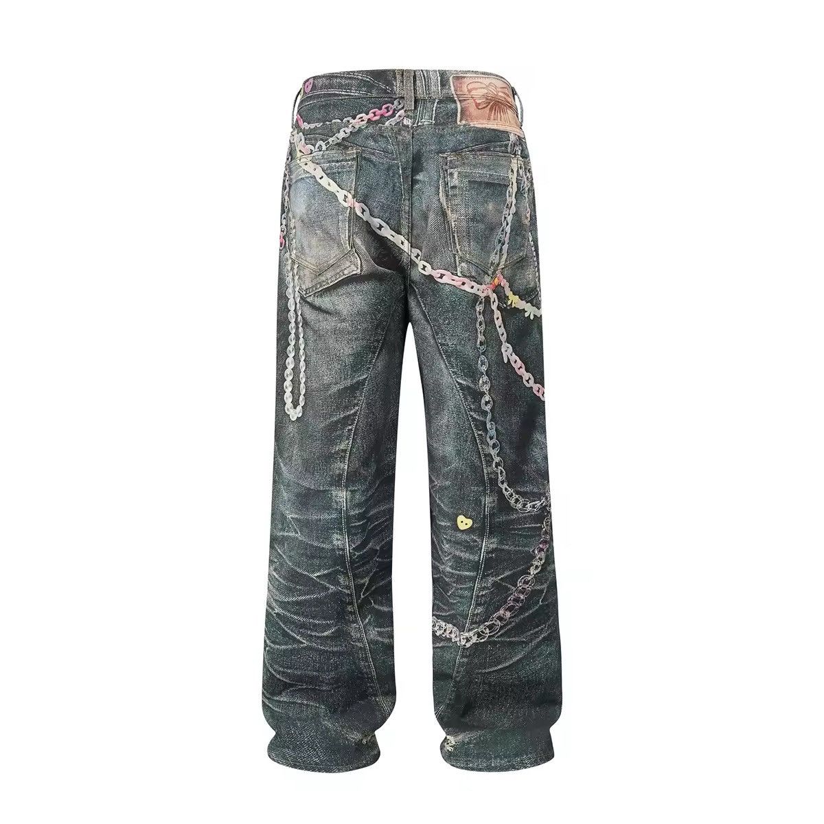 Japanese Brand Graphic printed denim Size US 30 / EU 46 - 2 Thumbnail