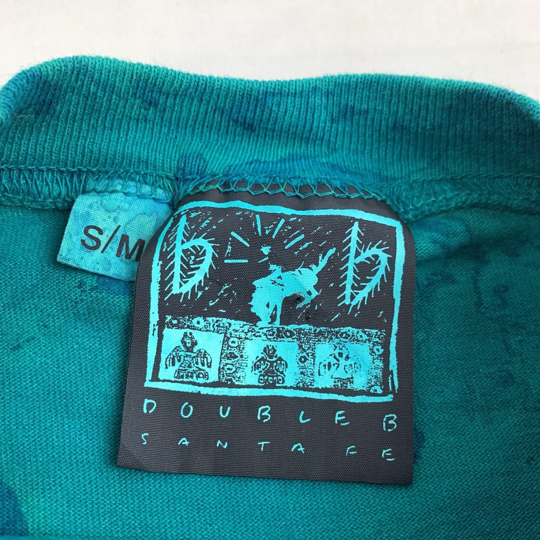 Vintage VINTAGE Myrtle Beach Shirt Adult Medium Green Acid Washed Tie Dye Embroidered Shirt 90s Beach USA Mens Size US M / EU 48-50 / 2 - 3 Thumbnail