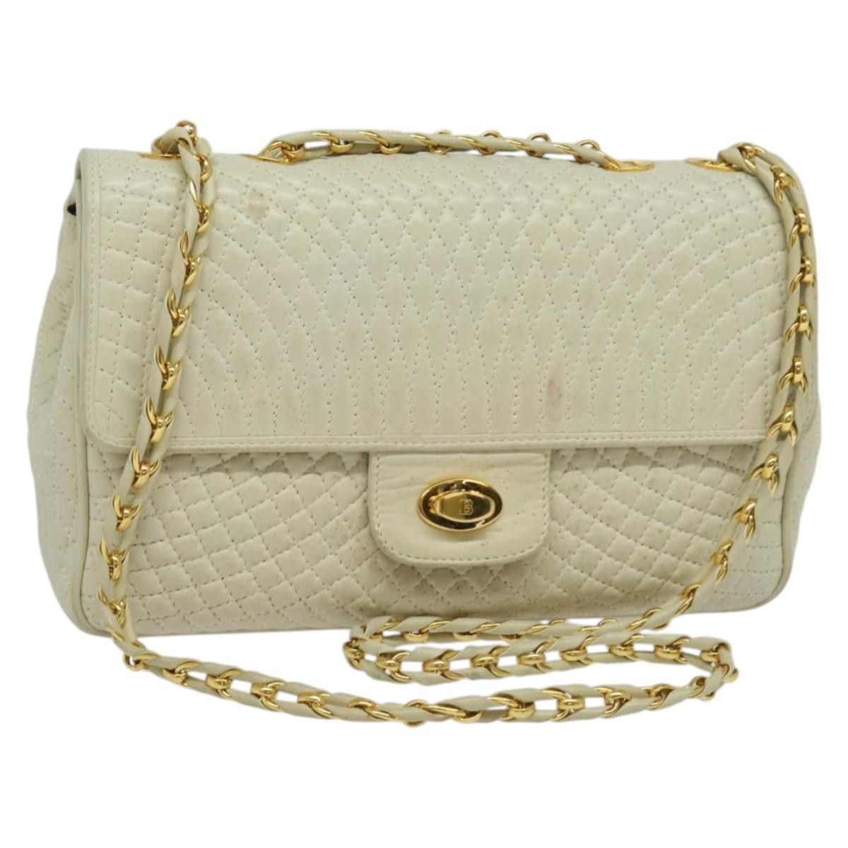 Bally Bally Vintage Chain Quilted Leather Size ONE SIZE - 1 Thumbnail
