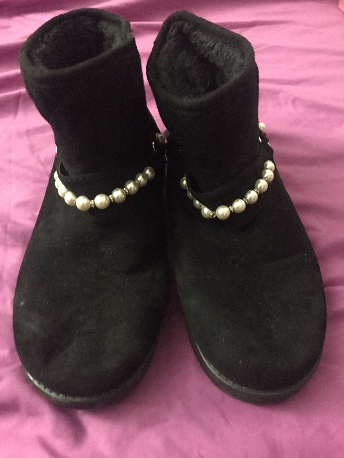 The Unbranded Brand Women’s Winter Boots With Fur & Beads Size US 10 / IT 40 - 2 Preview
