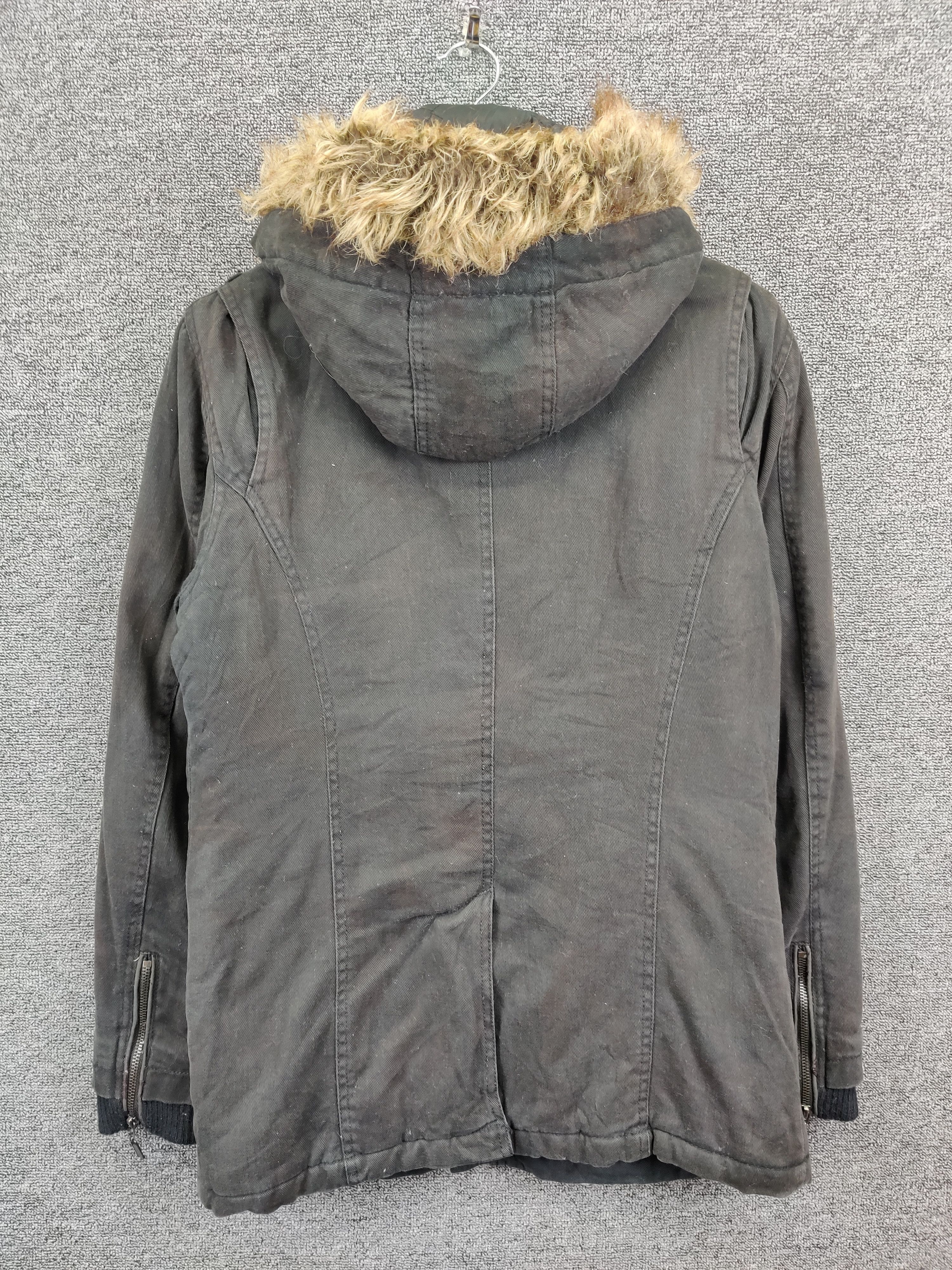 In The Attic Vintage In The Attic Fur Hooded Jacket Like GOA LGB Size US M / EU 48-50 / 2 - 6 Thumbnail